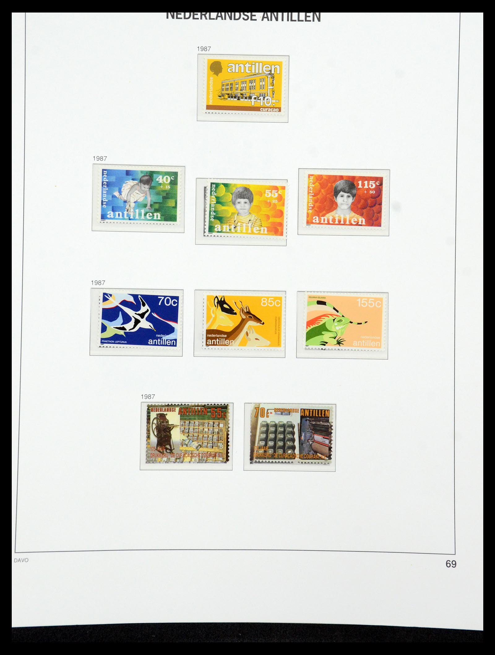 36393 073 - Postzegelverzameling 36393 Nederlandse Antillen 1949-2010.
