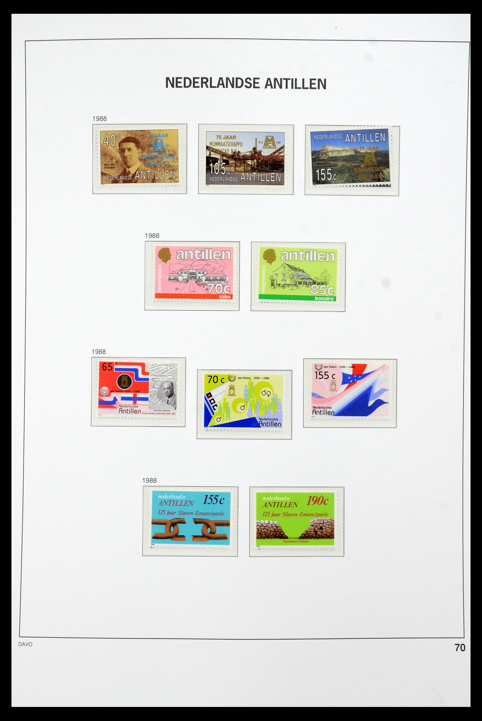 36393 075 - Postzegelverzameling 36393 Nederlandse Antillen 1949-2010.