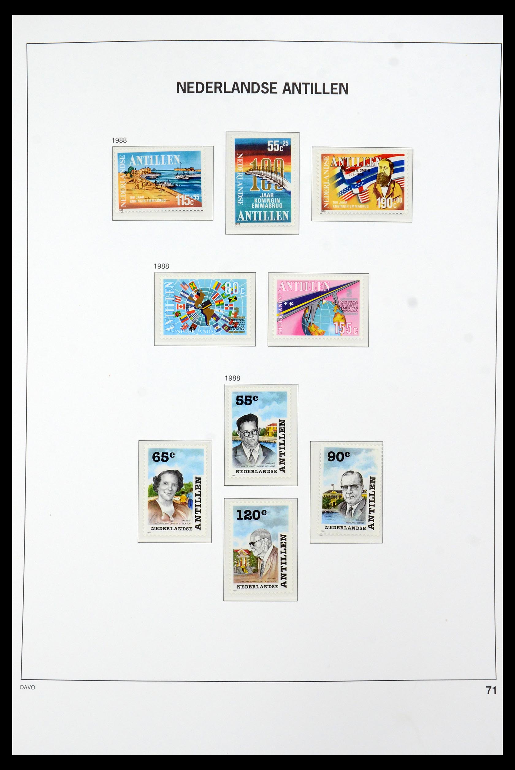 36393 076 - Postzegelverzameling 36393 Nederlandse Antillen 1949-2010.