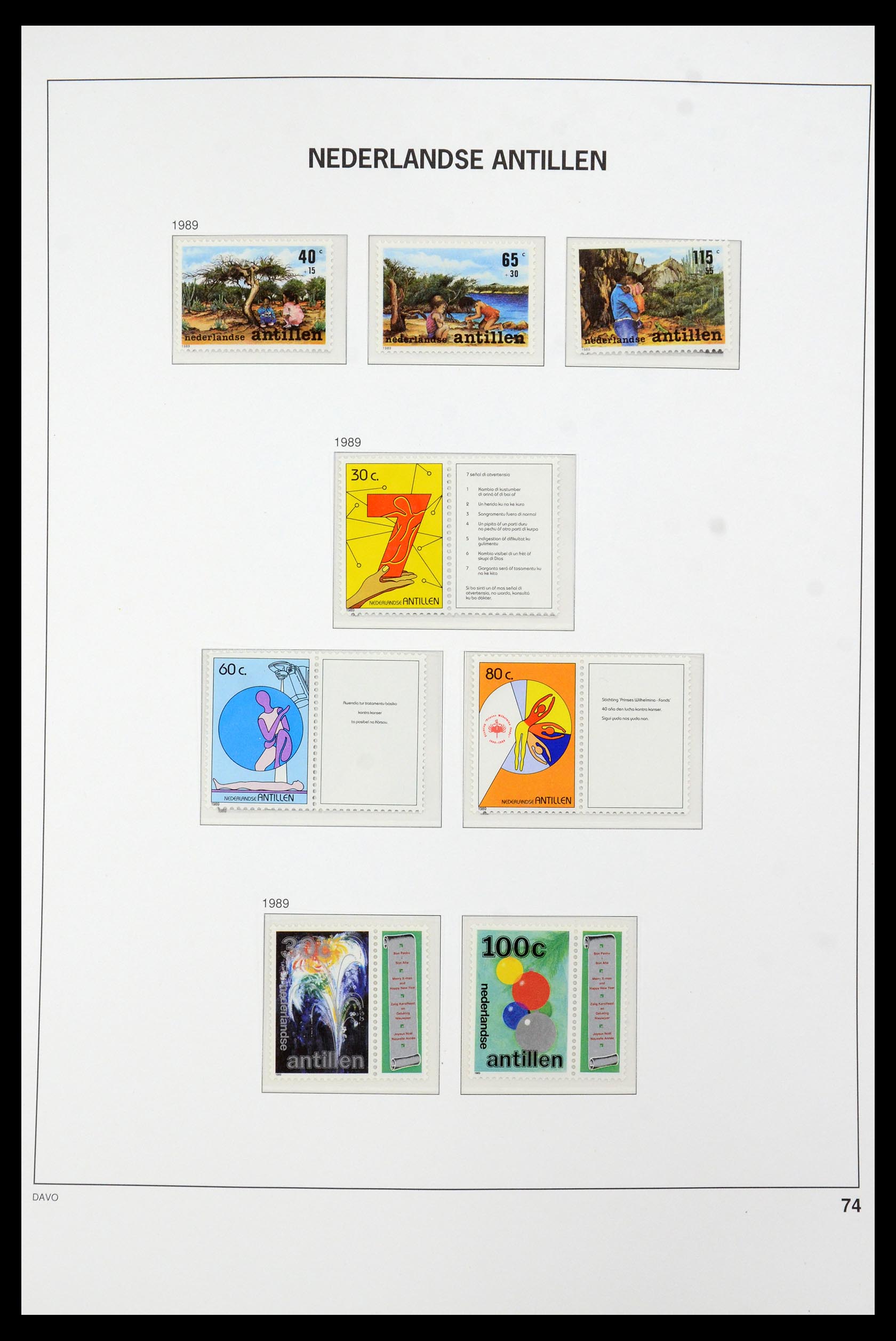 36393 080 - Postzegelverzameling 36393 Nederlandse Antillen 1949-2010.
