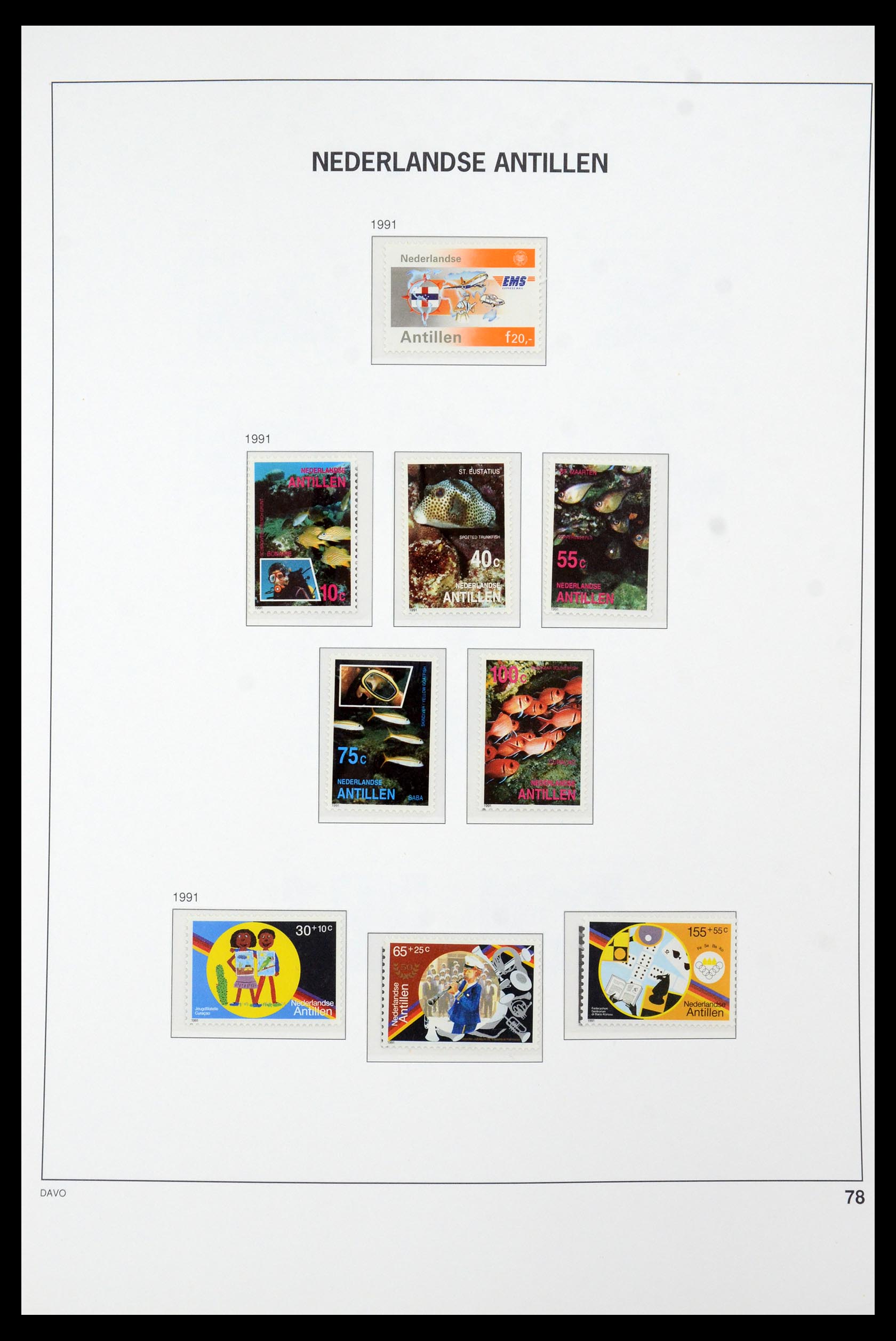 36393 090 - Postzegelverzameling 36393 Nederlandse Antillen 1949-2010.
