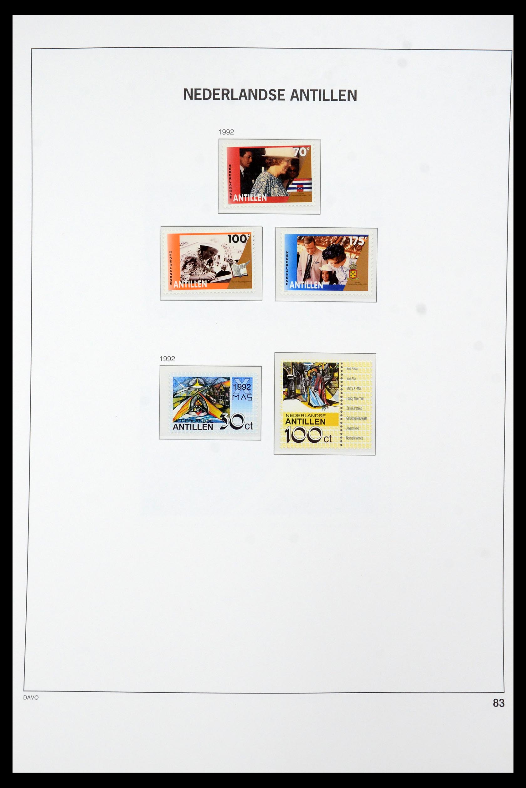 36393 093 - Postzegelverzameling 36393 Nederlandse Antillen 1949-2010.