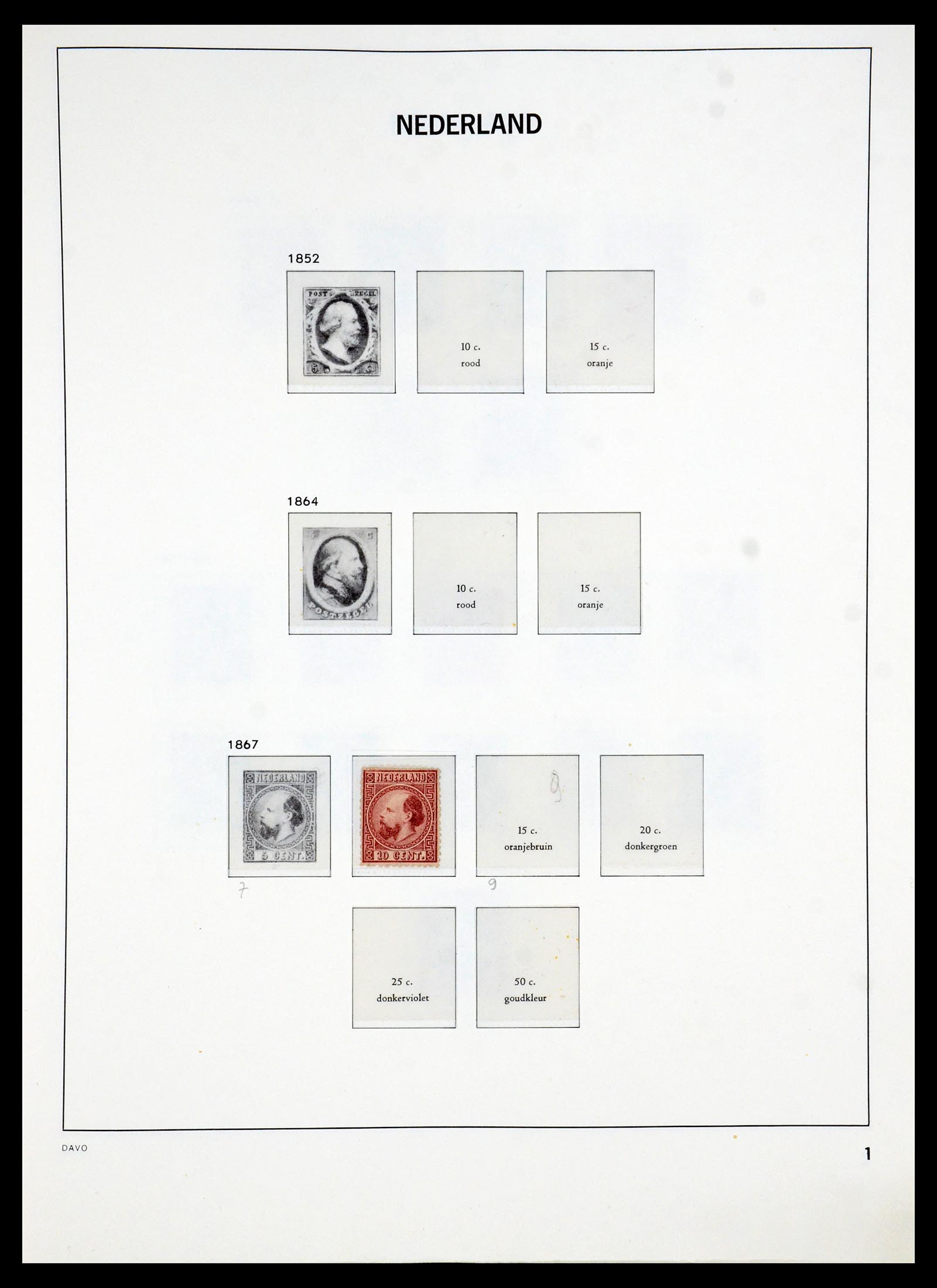36395 001 - Postzegelverzameling 36395 Nederland 1869-1984.