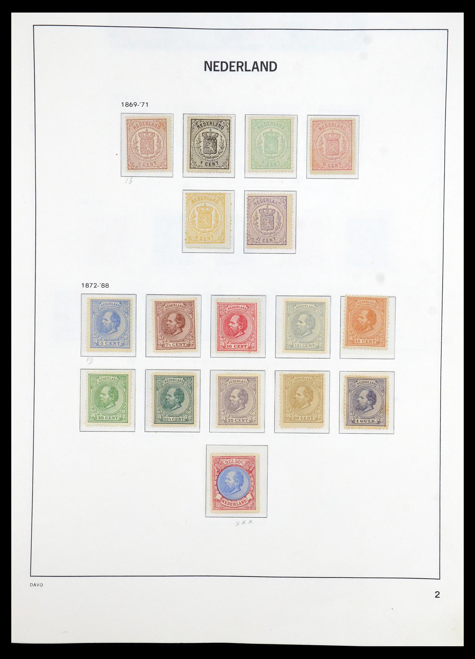 36395 002 - Postzegelverzameling 36395 Nederland 1869-1984.