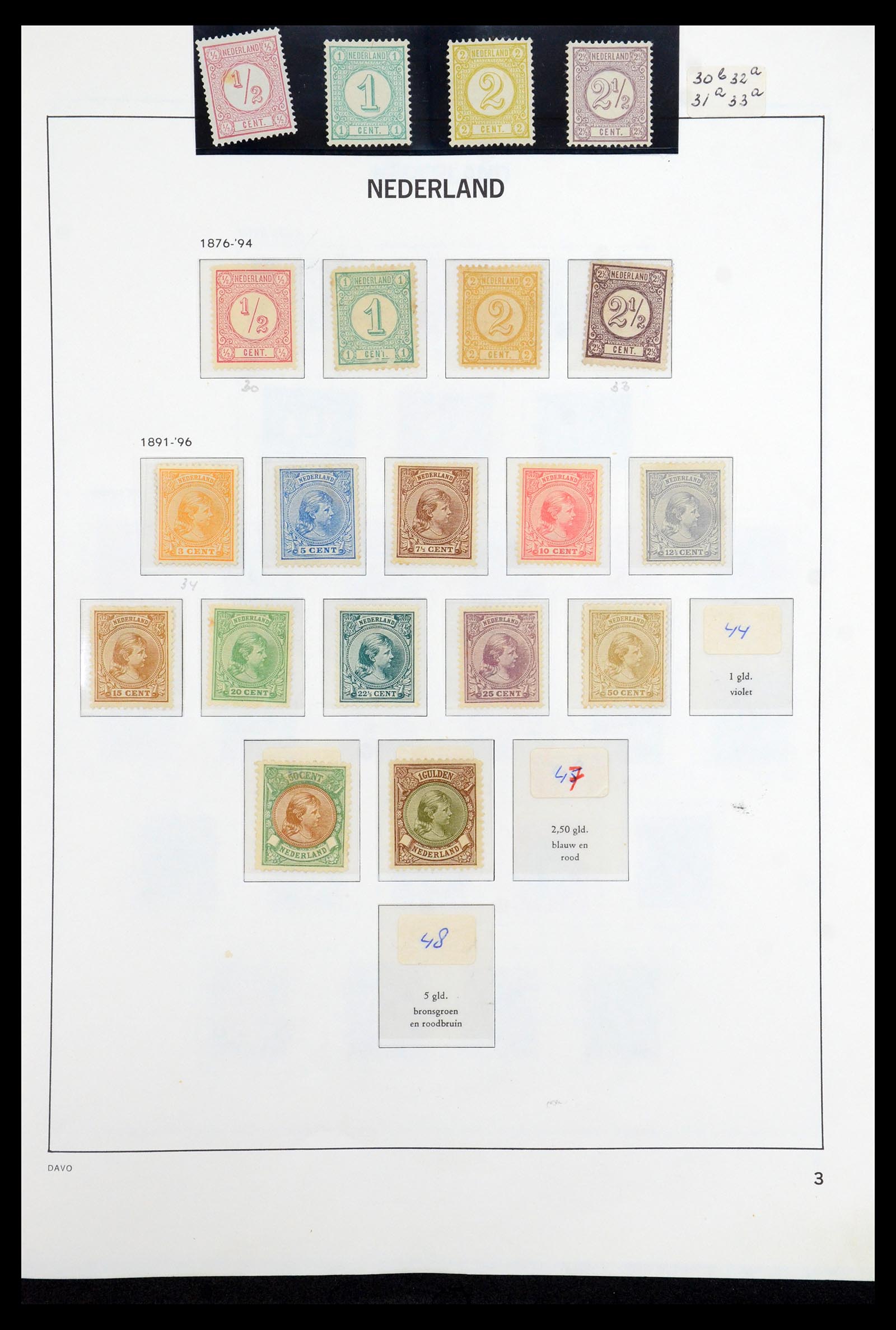 36395 003 - Postzegelverzameling 36395 Nederland 1869-1984.