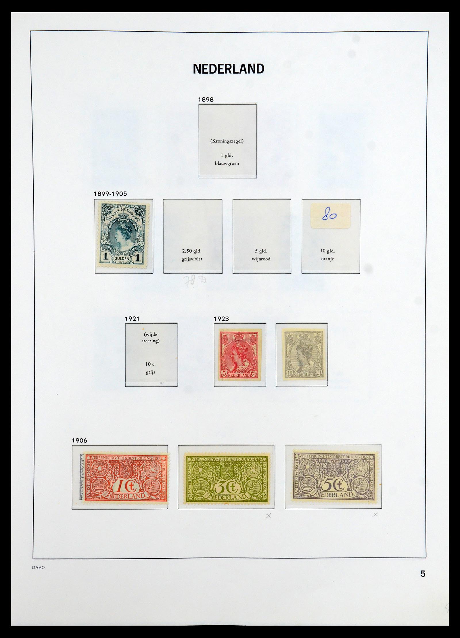 36395 005 - Stamp collection 36395 Netherlands 1869-1984.