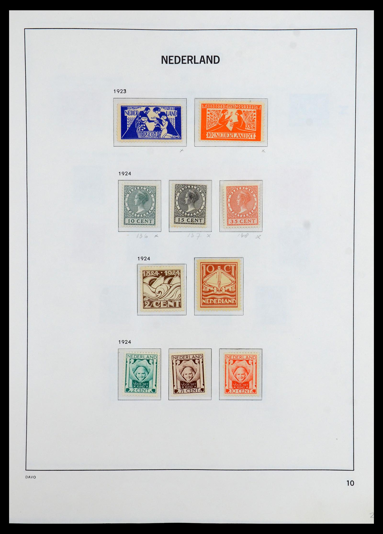 36395 010 - Stamp collection 36395 Netherlands 1869-1984.