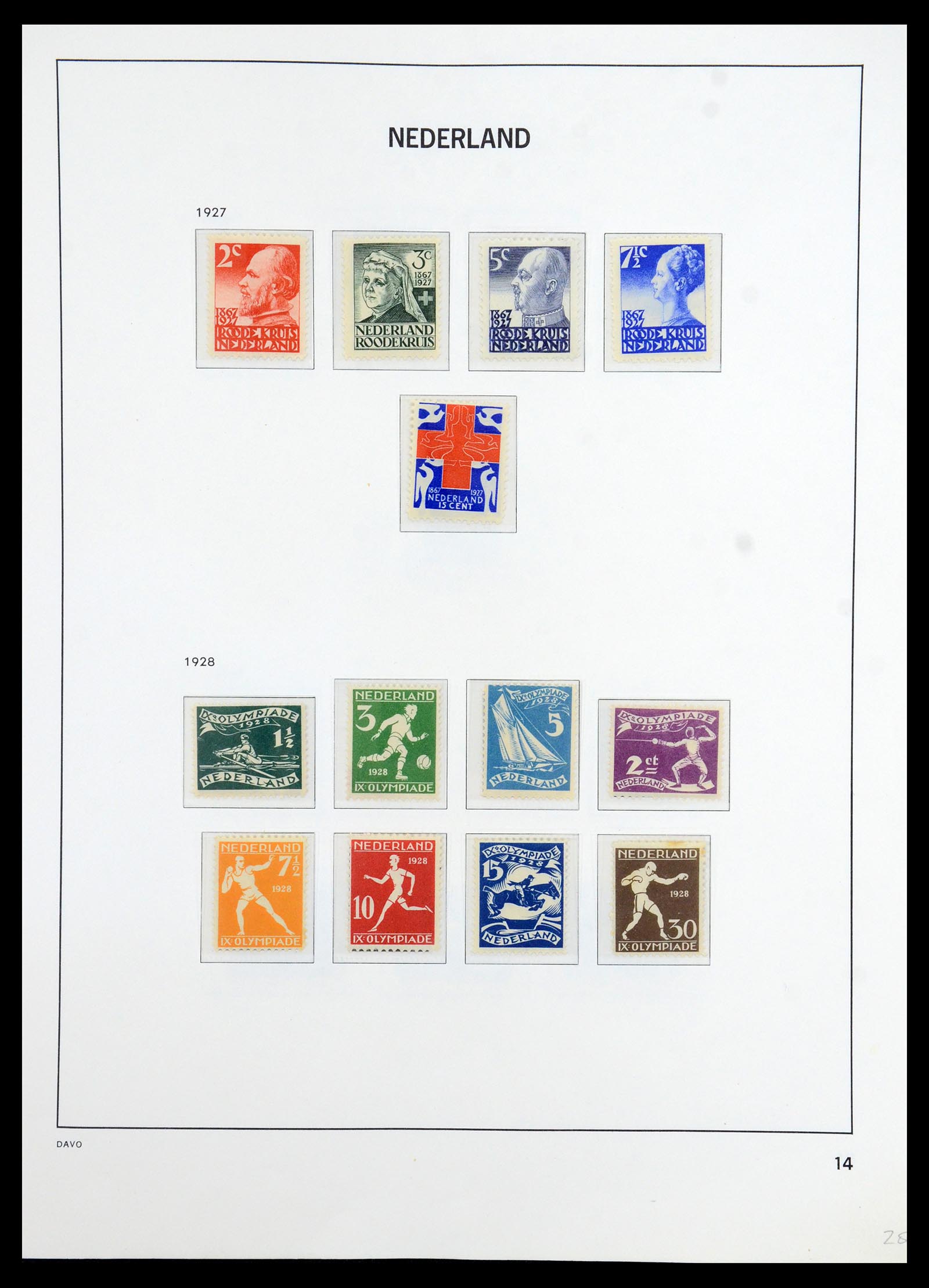 36395 014 - Postzegelverzameling 36395 Nederland 1869-1984.