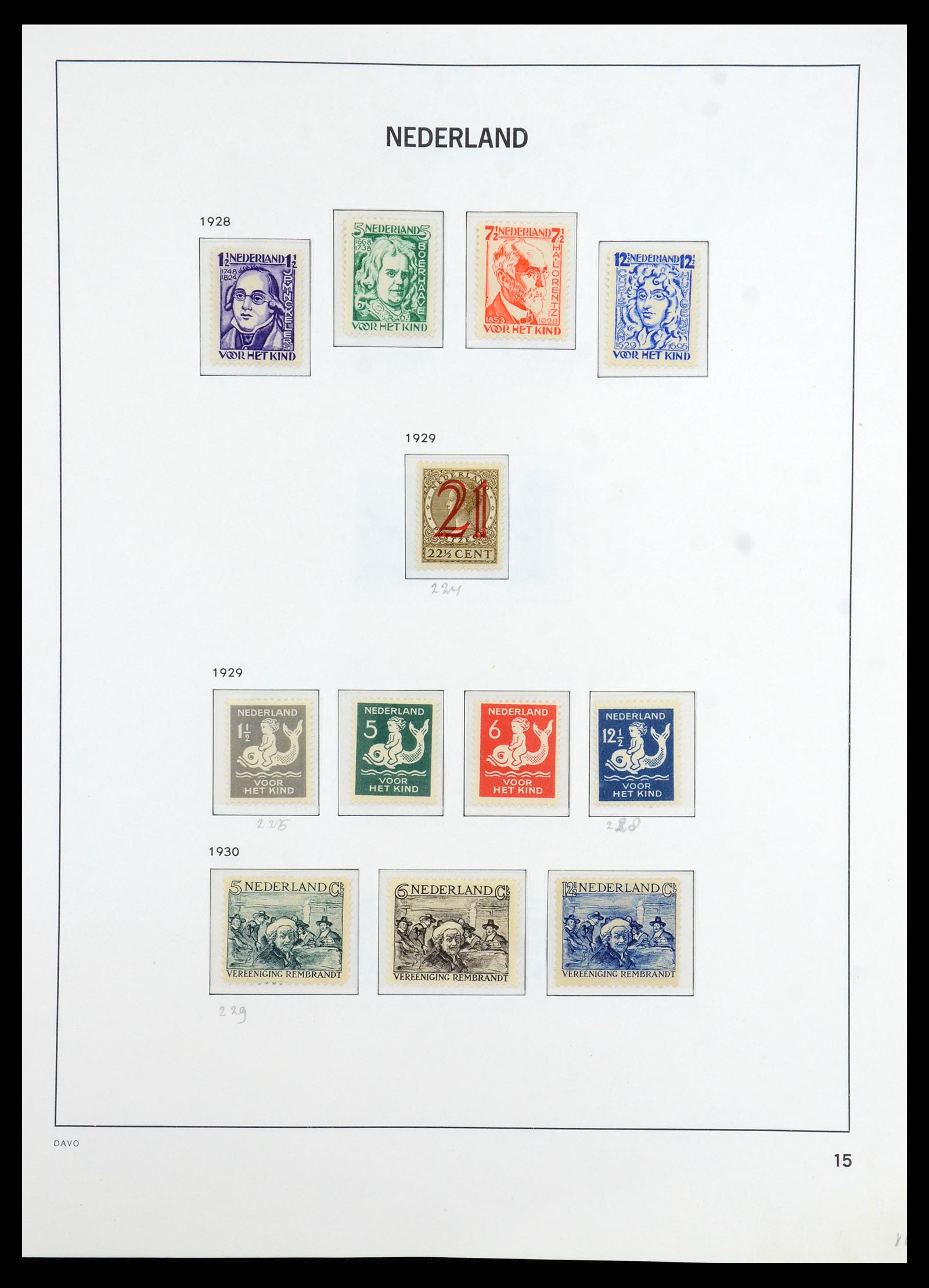 36395 015 - Stamp collection 36395 Netherlands 1869-1984.
