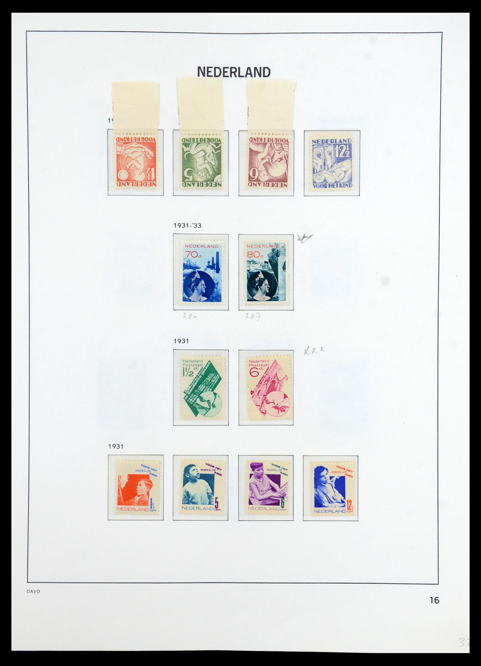 36395 016 - Stamp collection 36395 Netherlands 1869-1984.