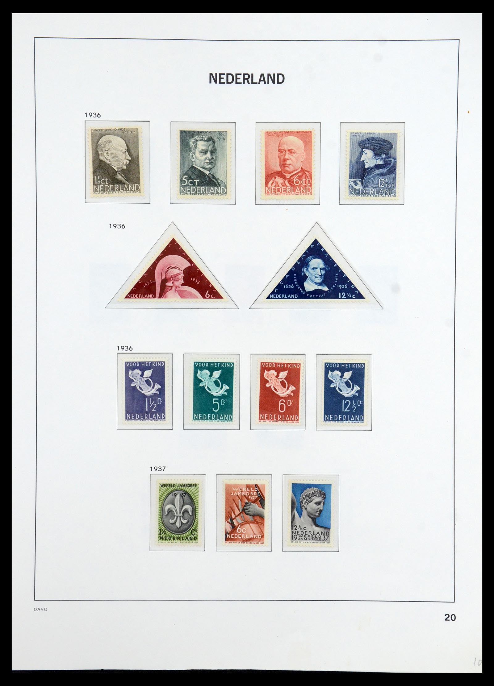36395 020 - Postzegelverzameling 36395 Nederland 1869-1984.