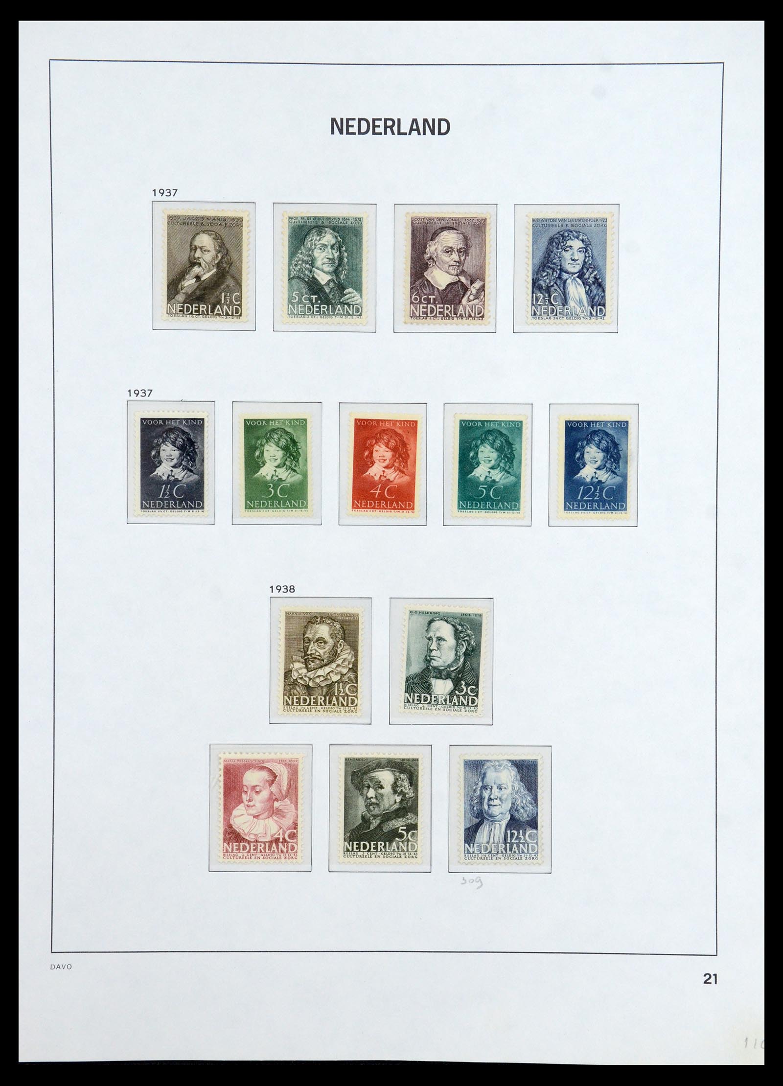 36395 021 - Postzegelverzameling 36395 Nederland 1869-1984.