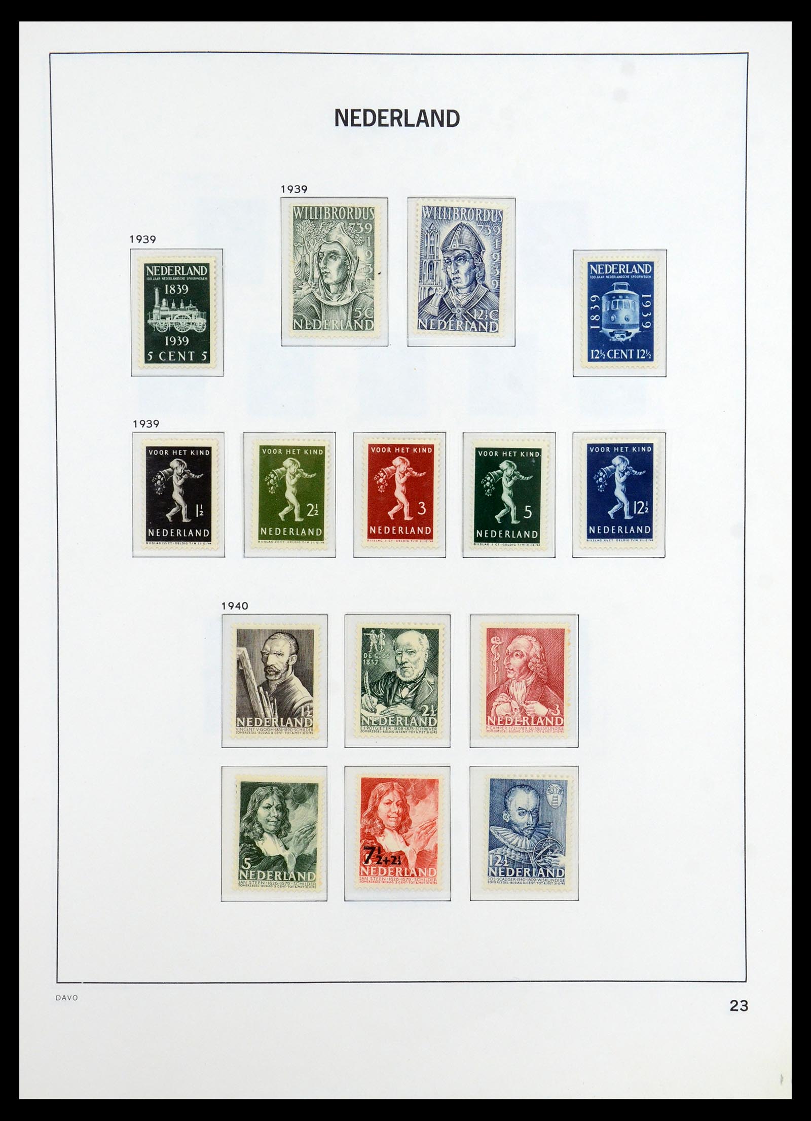 36395 023 - Postzegelverzameling 36395 Nederland 1869-1984.