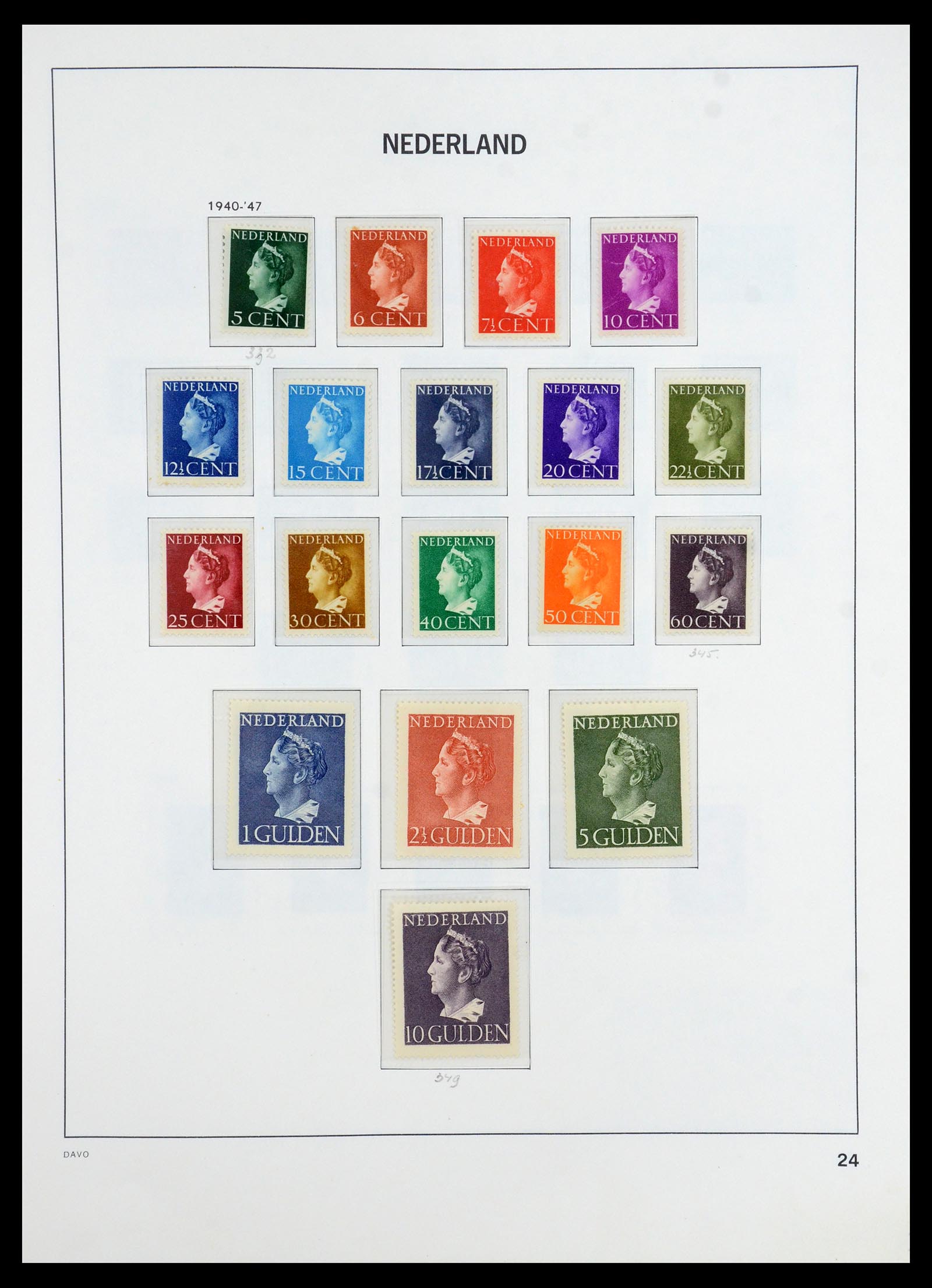 36395 024 - Postzegelverzameling 36395 Nederland 1869-1984.