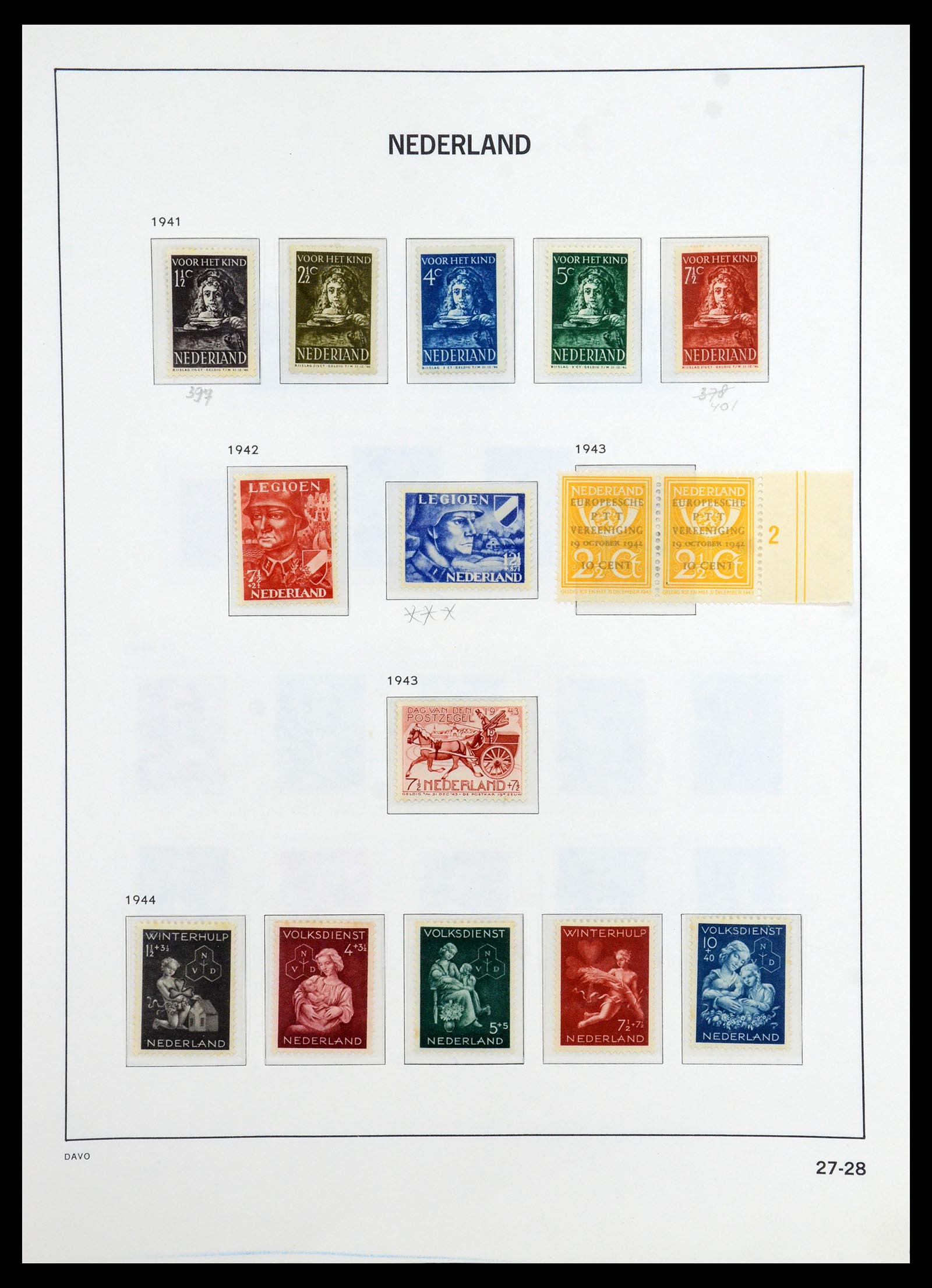 36395 027 - Postzegelverzameling 36395 Nederland 1869-1984.