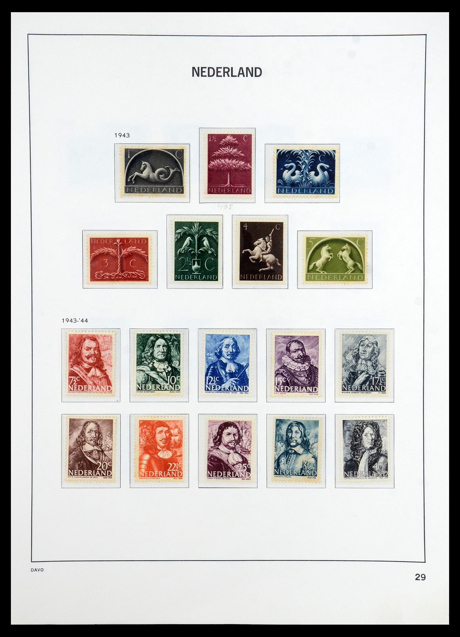 36395 028 - Postzegelverzameling 36395 Nederland 1869-1984.