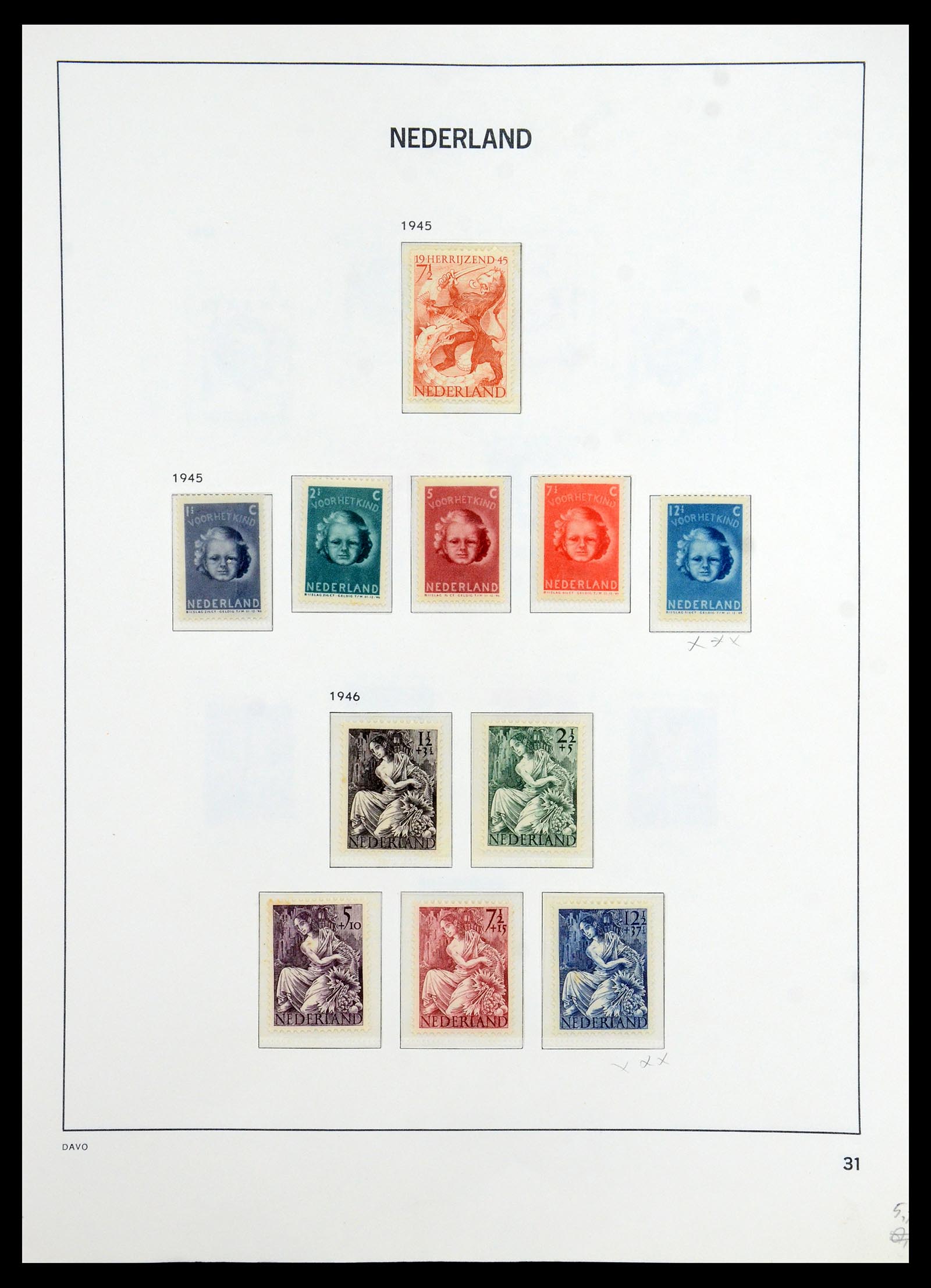 36395 030 - Postzegelverzameling 36395 Nederland 1869-1984.