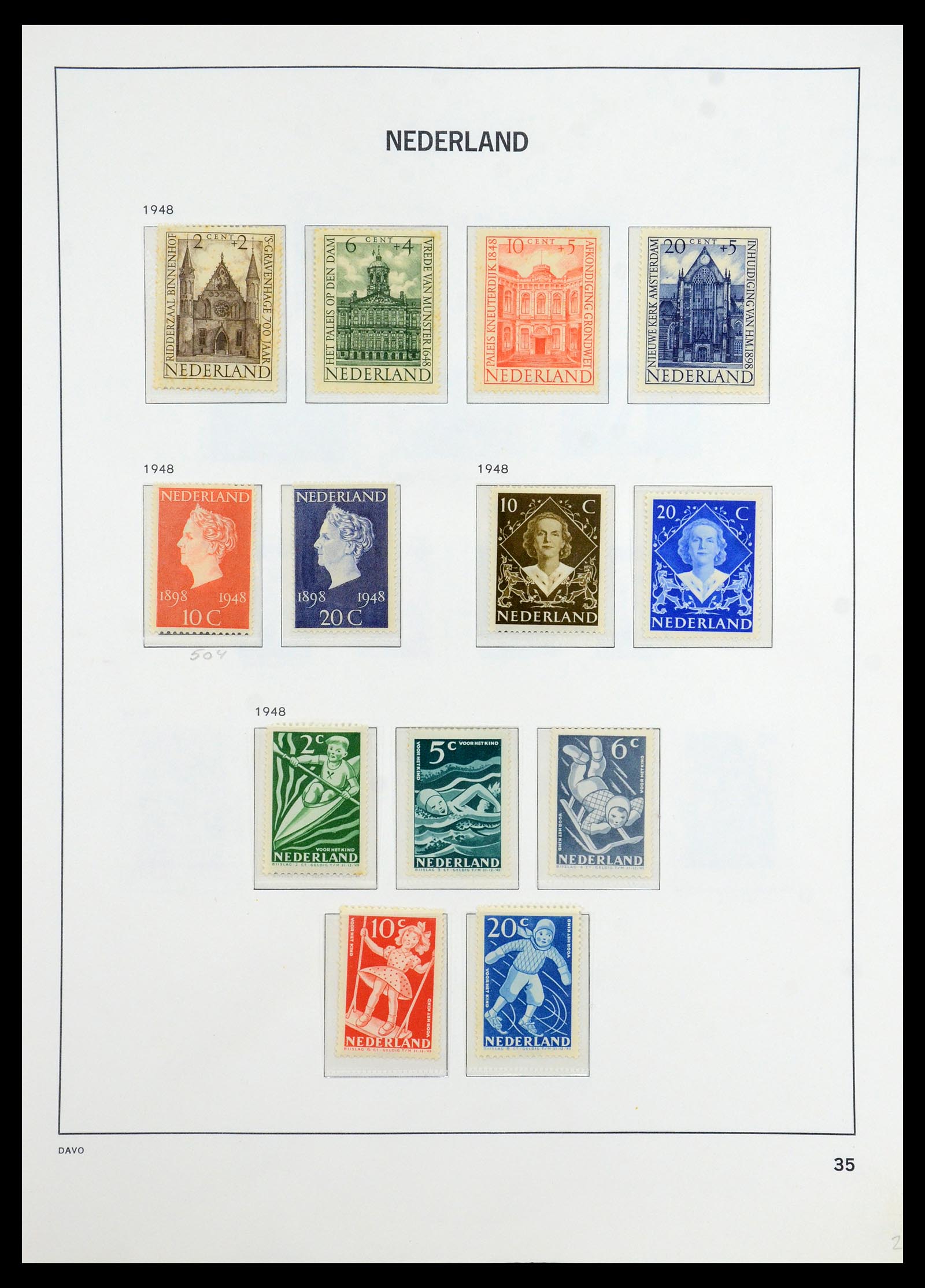 36395 034 - Postzegelverzameling 36395 Nederland 1869-1984.