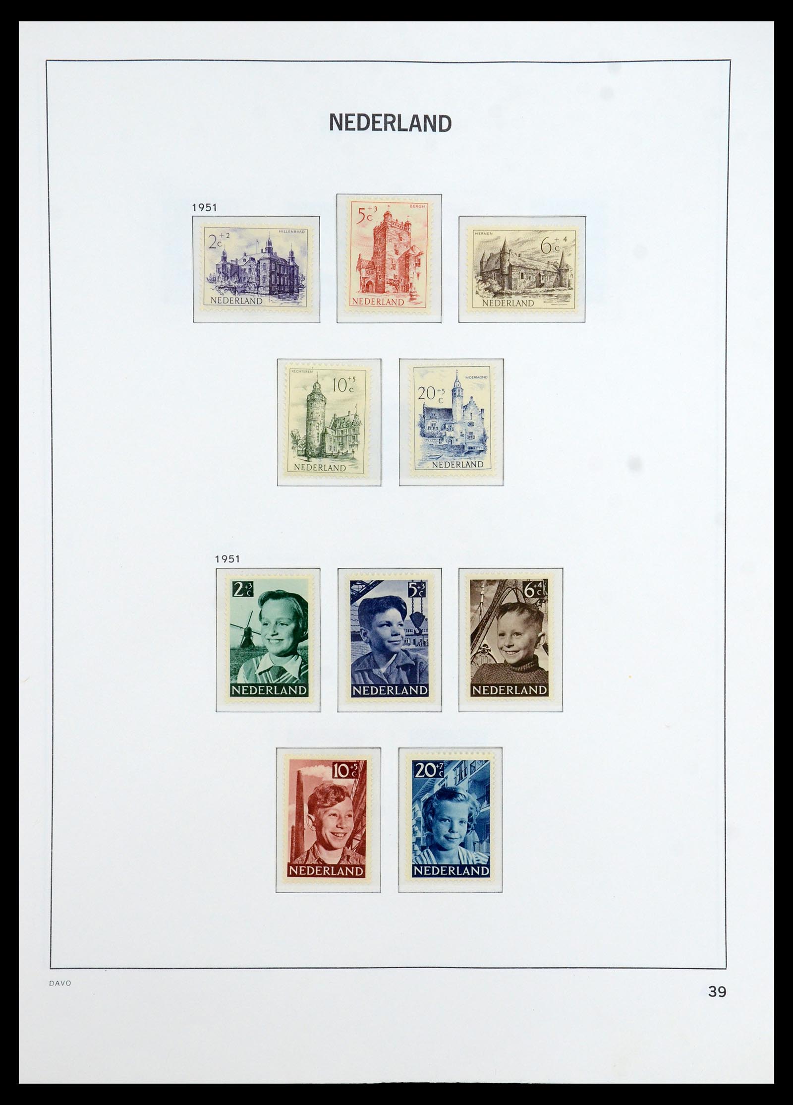 36395 038 - Postzegelverzameling 36395 Nederland 1869-1984.