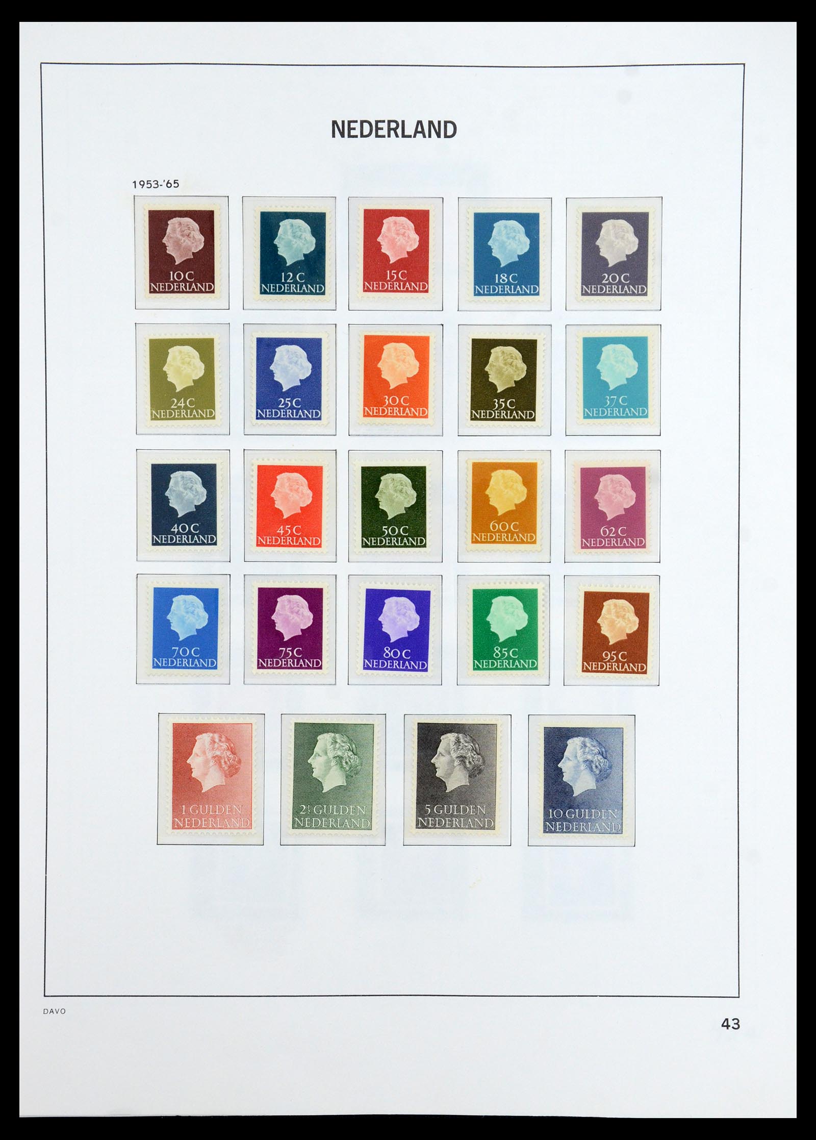 36395 042 - Postzegelverzameling 36395 Nederland 1869-1984.
