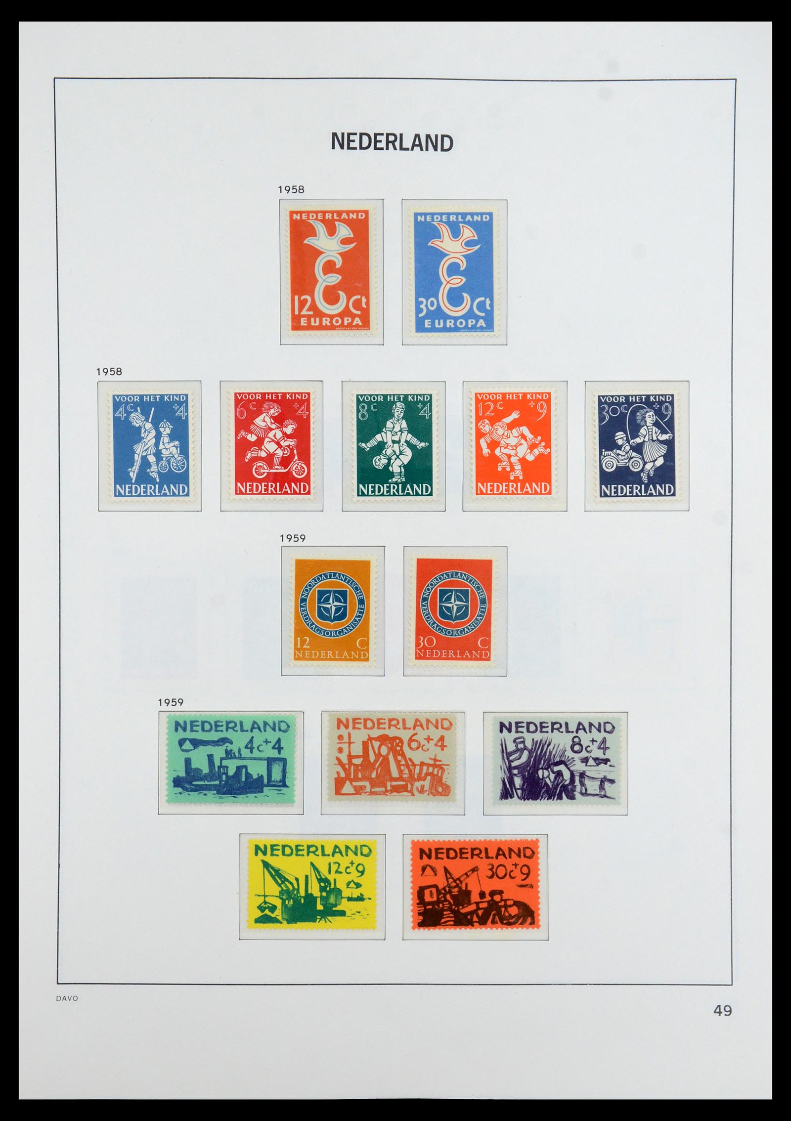 36395 049 - Postzegelverzameling 36395 Nederland 1869-1984.