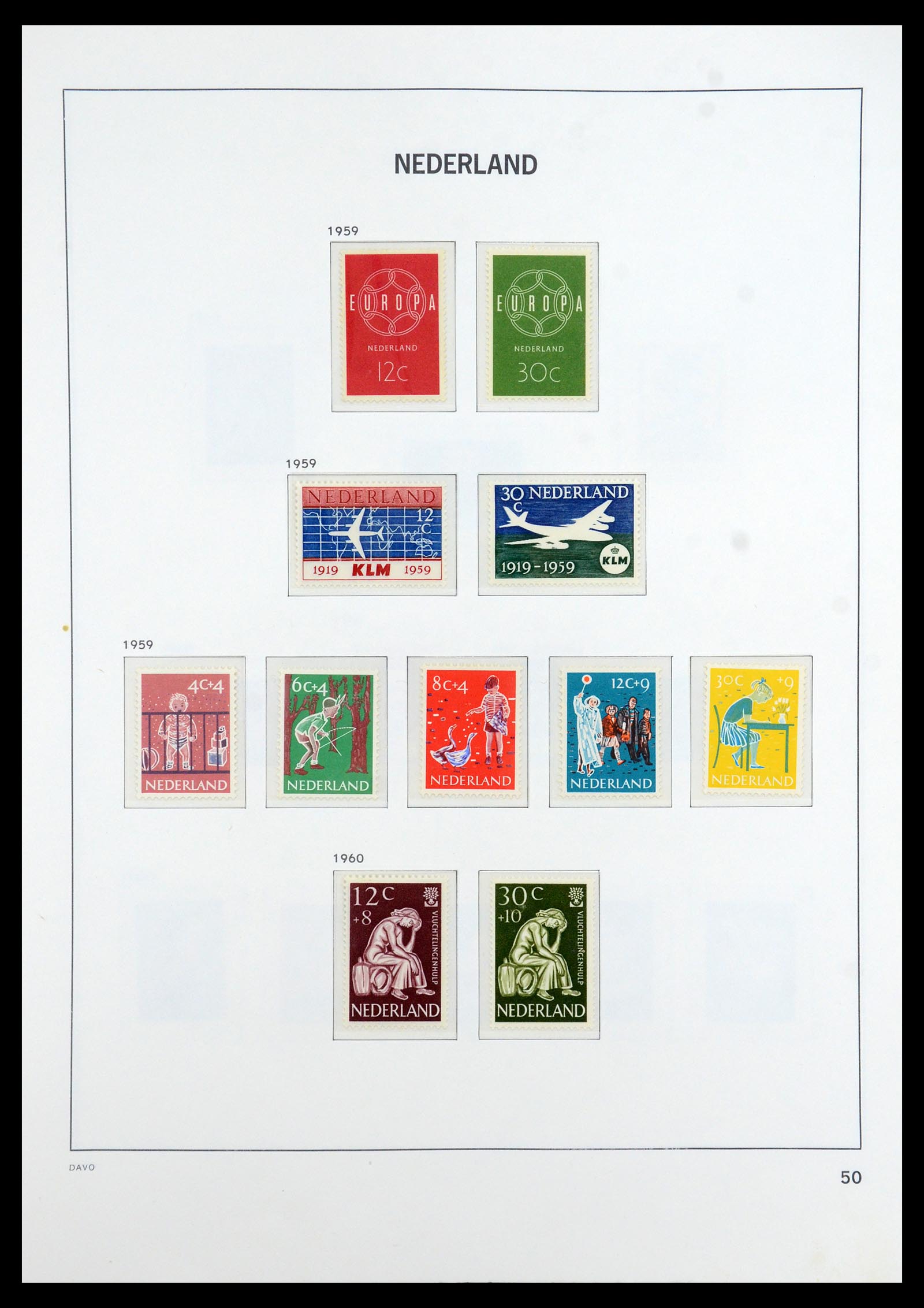 36395 050 - Postzegelverzameling 36395 Nederland 1869-1984.