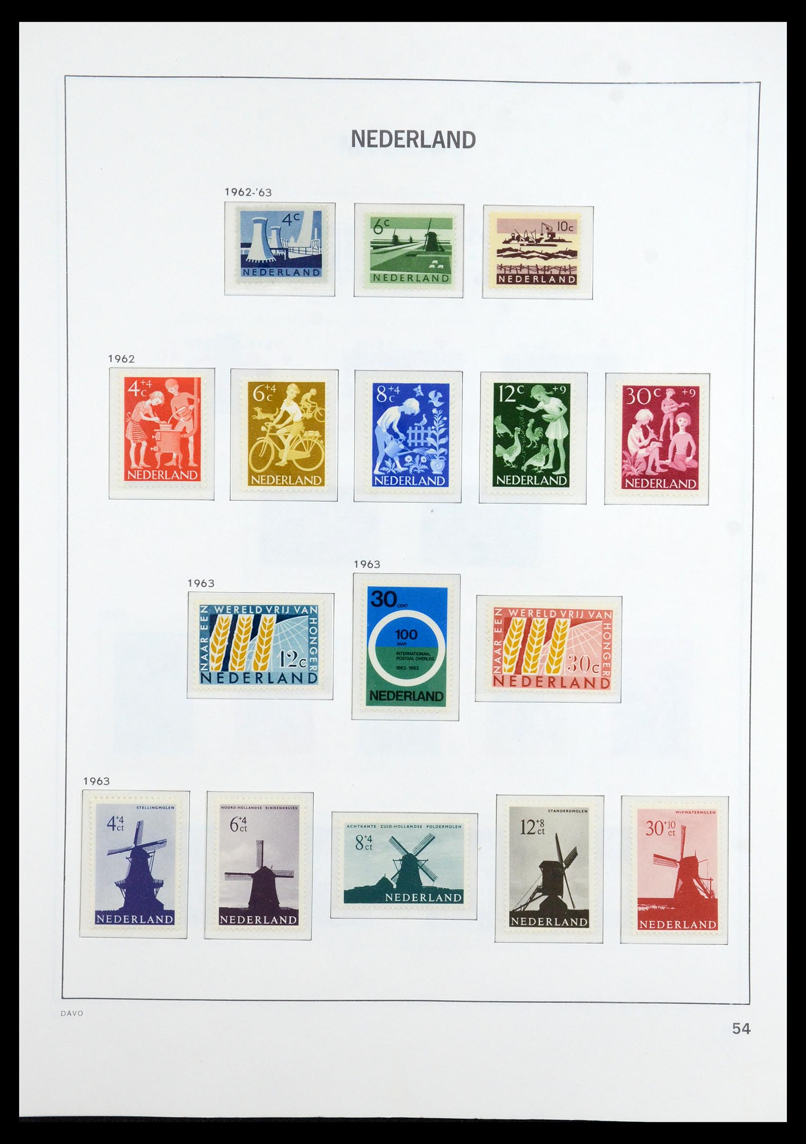 36395 054 - Postzegelverzameling 36395 Nederland 1869-1984.