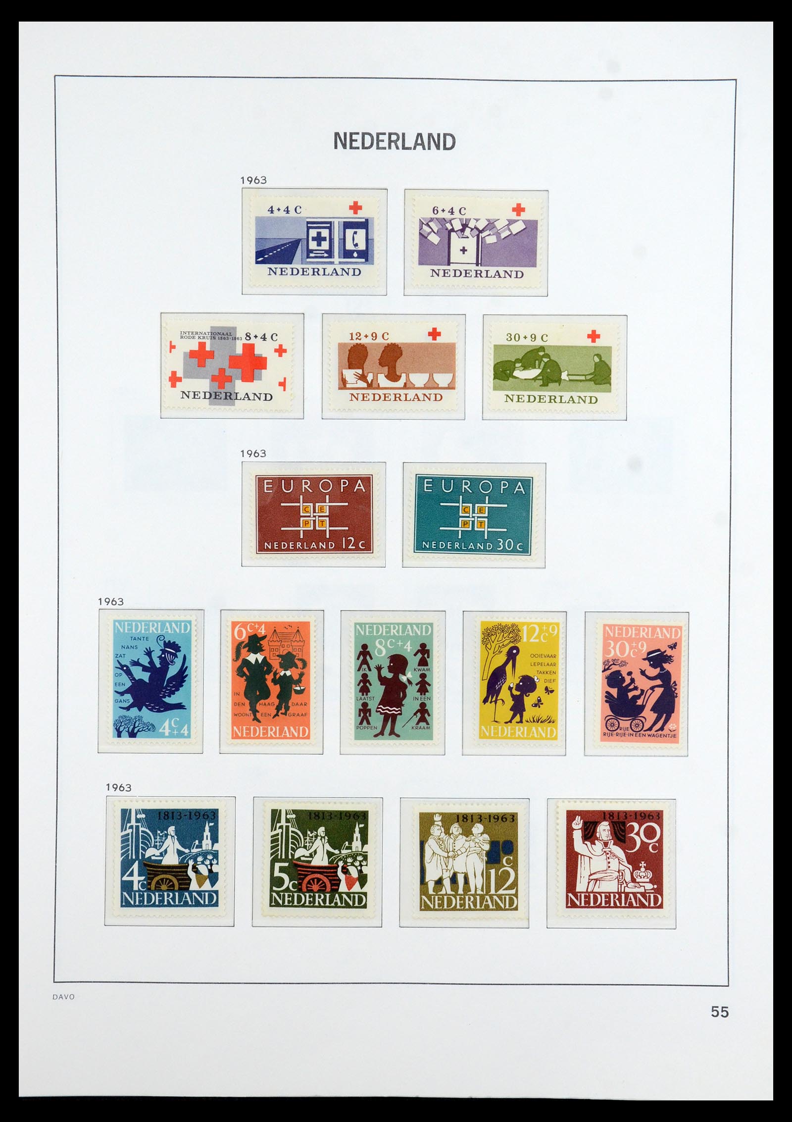 36395 055 - Postzegelverzameling 36395 Nederland 1869-1984.