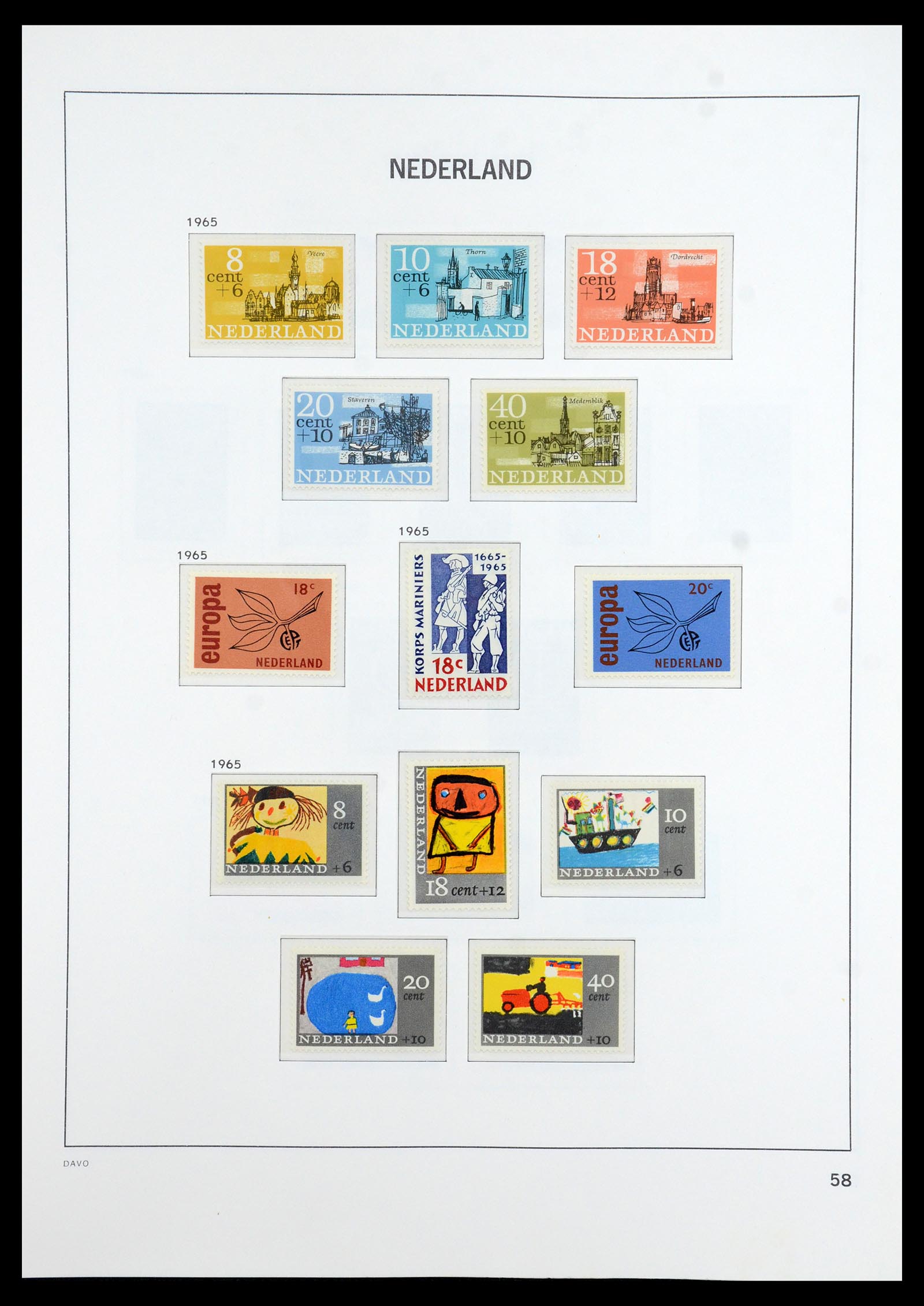 36395 058 - Postzegelverzameling 36395 Nederland 1869-1984.