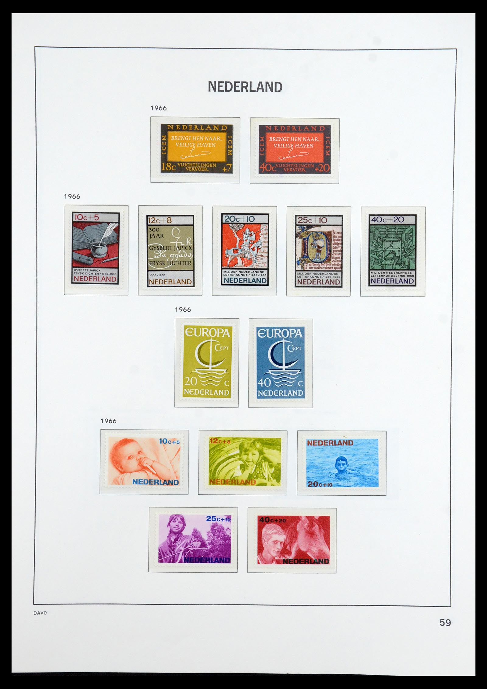36395 059 - Postzegelverzameling 36395 Nederland 1869-1984.