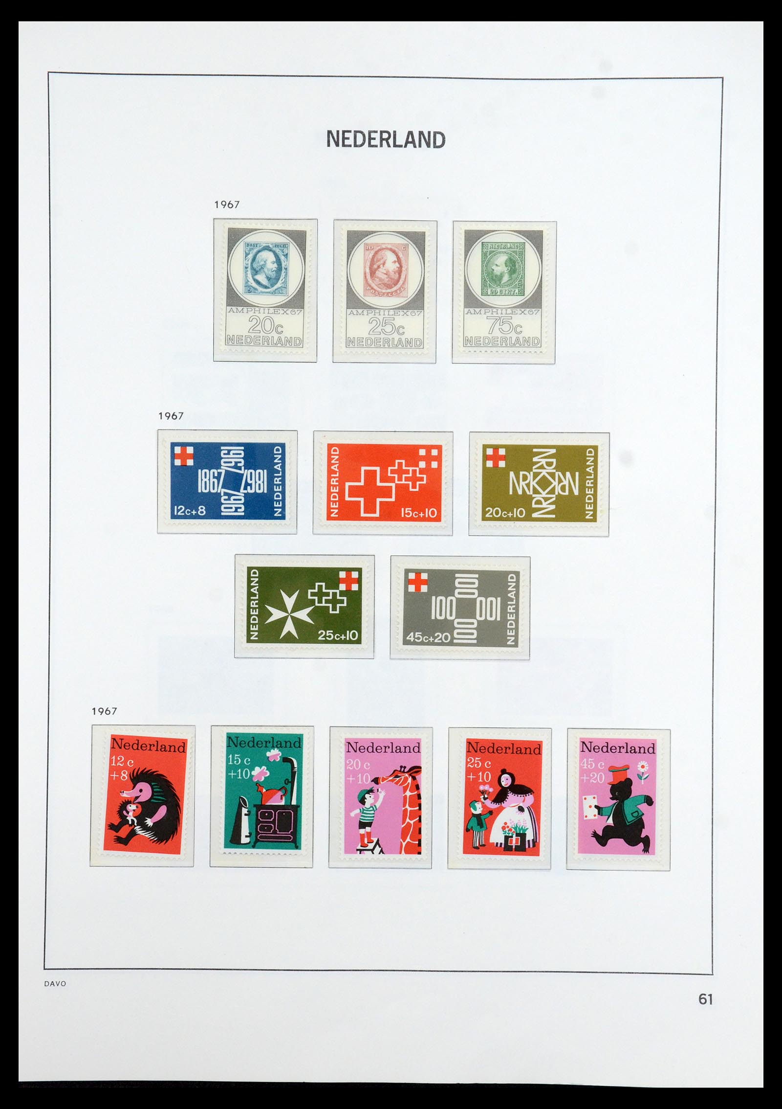36395 061 - Postzegelverzameling 36395 Nederland 1869-1984.