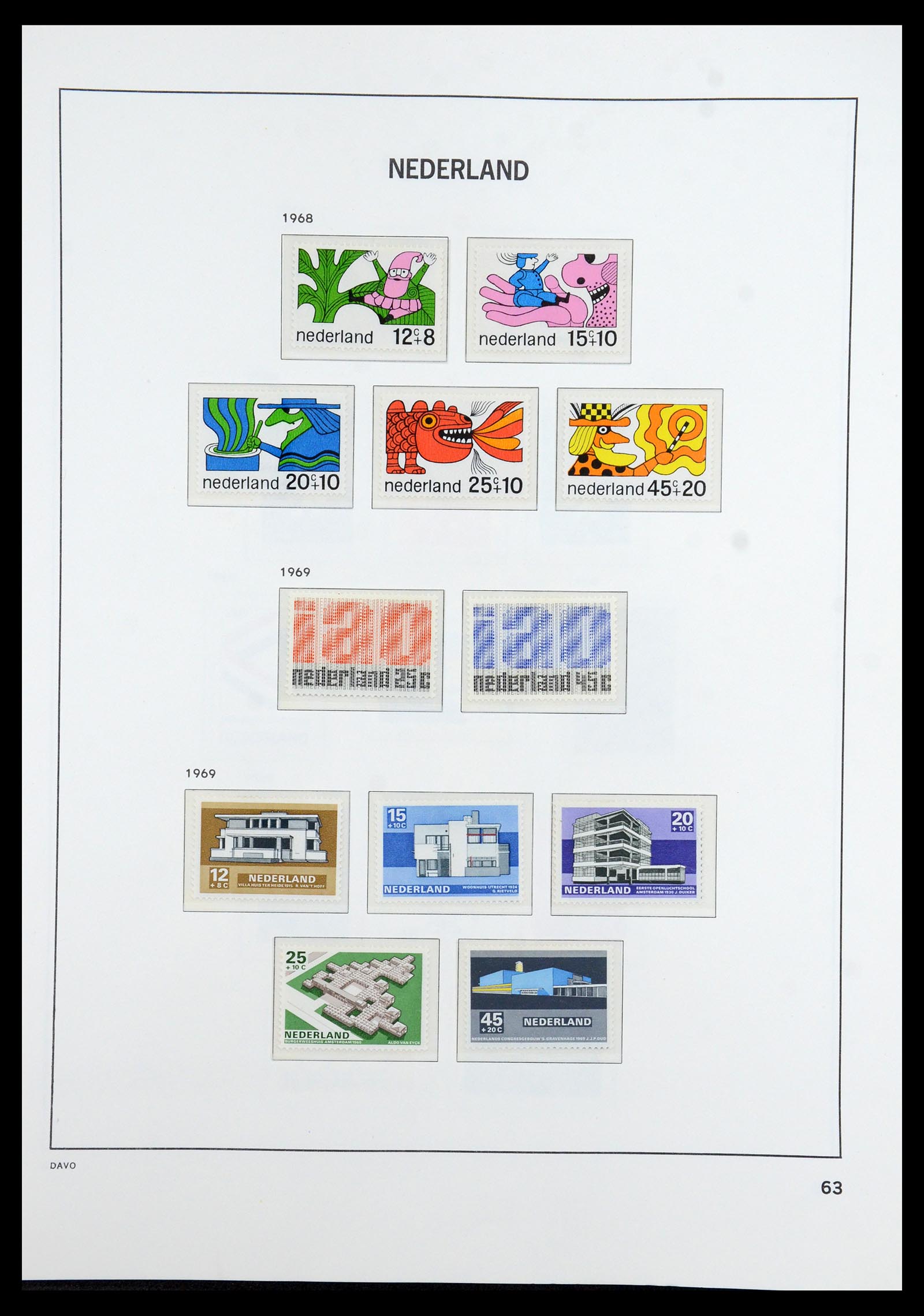 36395 063 - Postzegelverzameling 36395 Nederland 1869-1984.