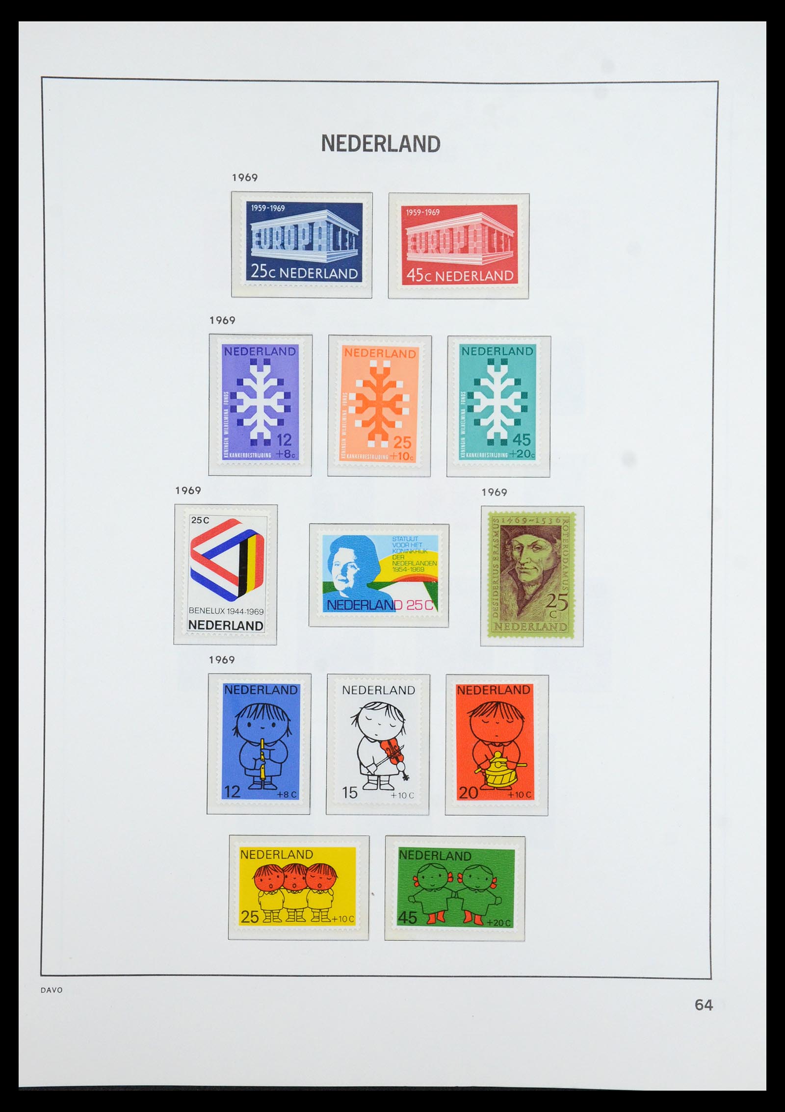 36395 064 - Postzegelverzameling 36395 Nederland 1869-1984.