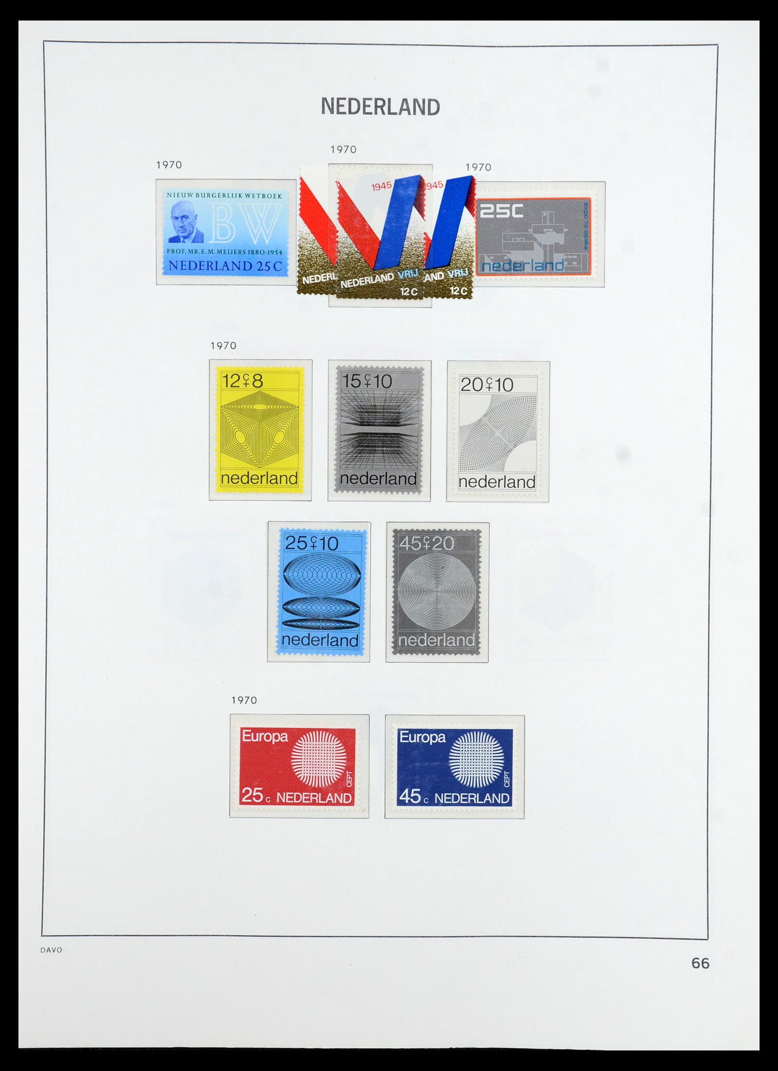 36395 067 - Postzegelverzameling 36395 Nederland 1869-1984.