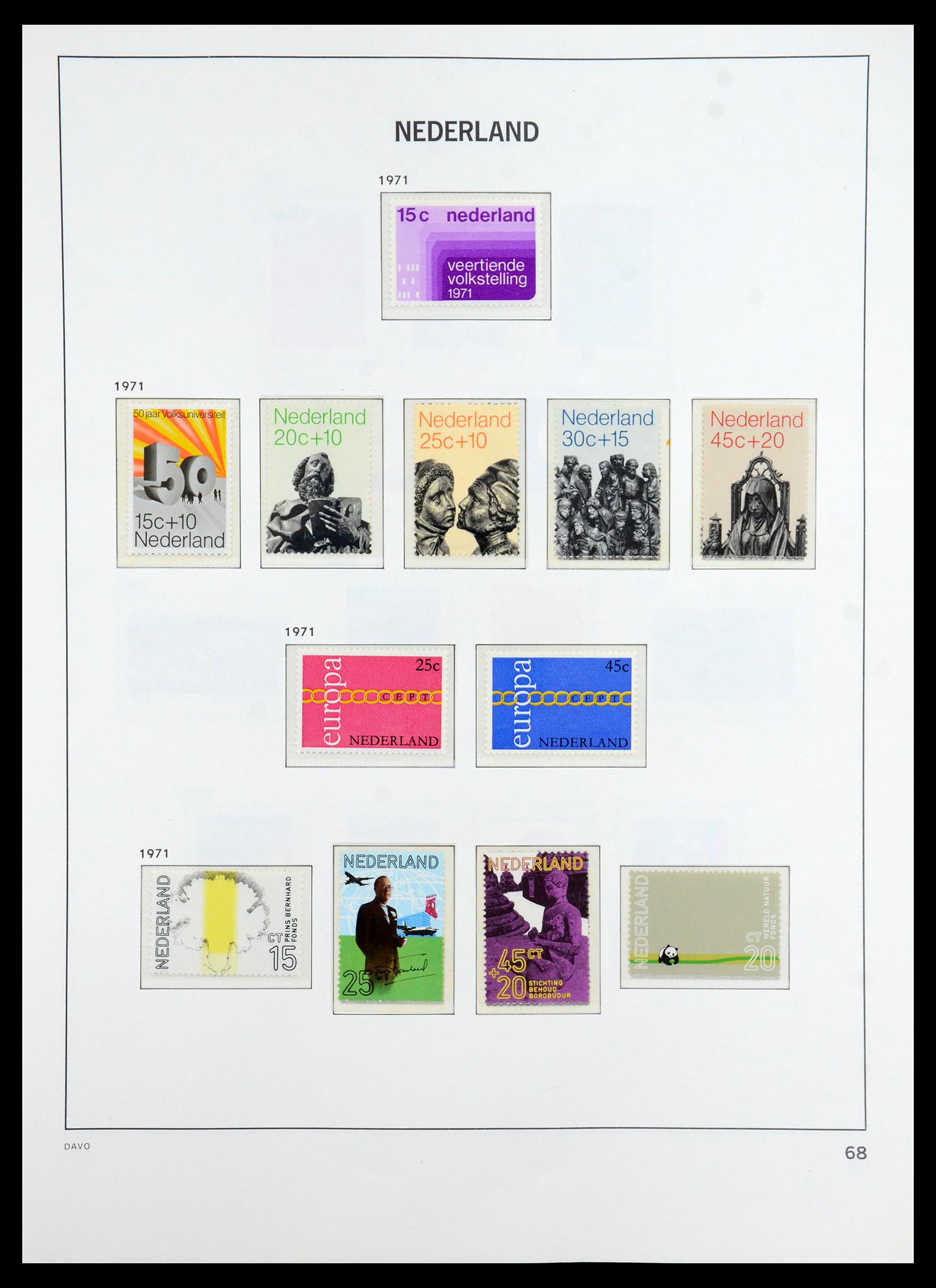 36395 069 - Postzegelverzameling 36395 Nederland 1869-1984.