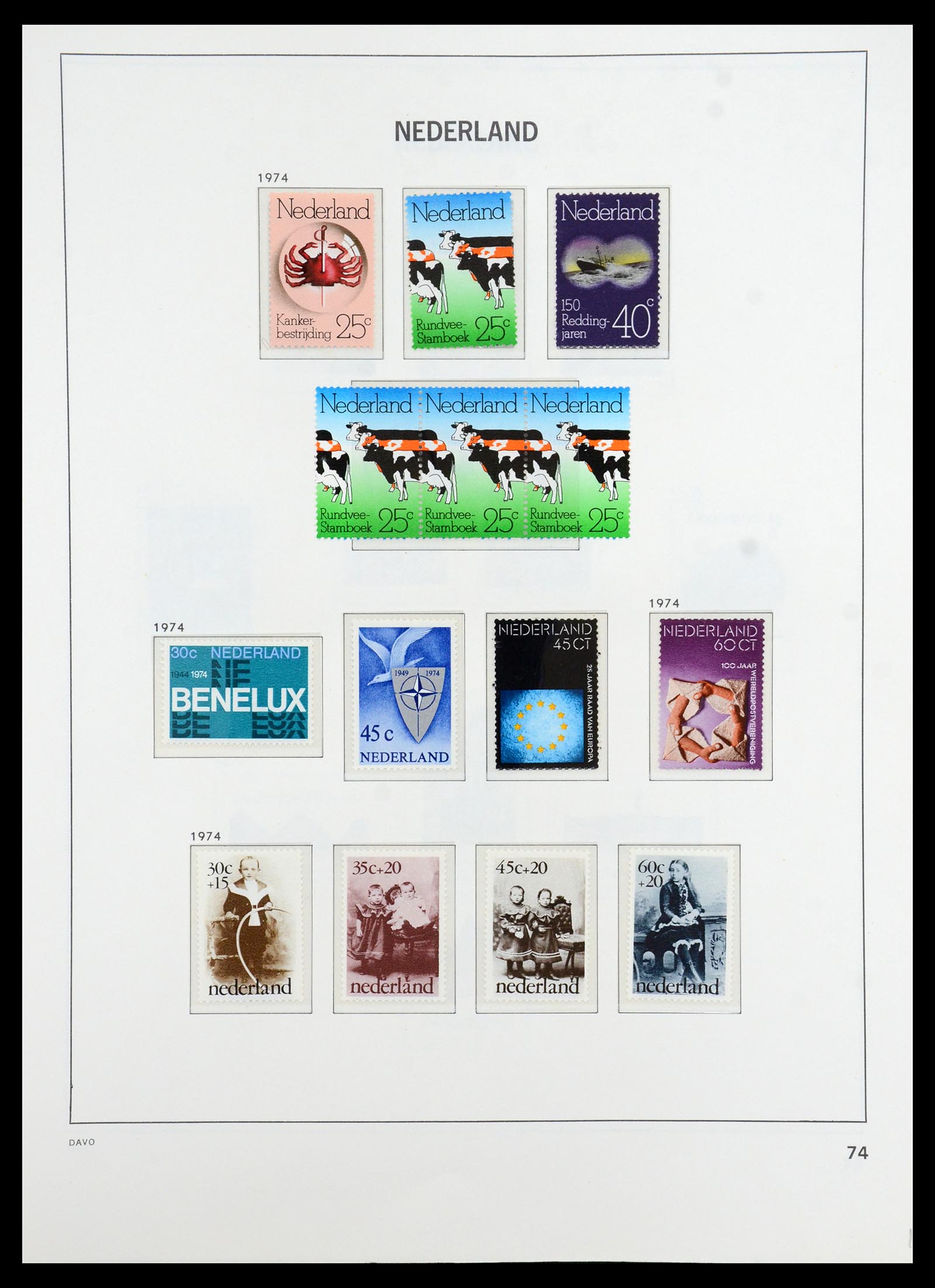 36395 075 - Postzegelverzameling 36395 Nederland 1869-1984.