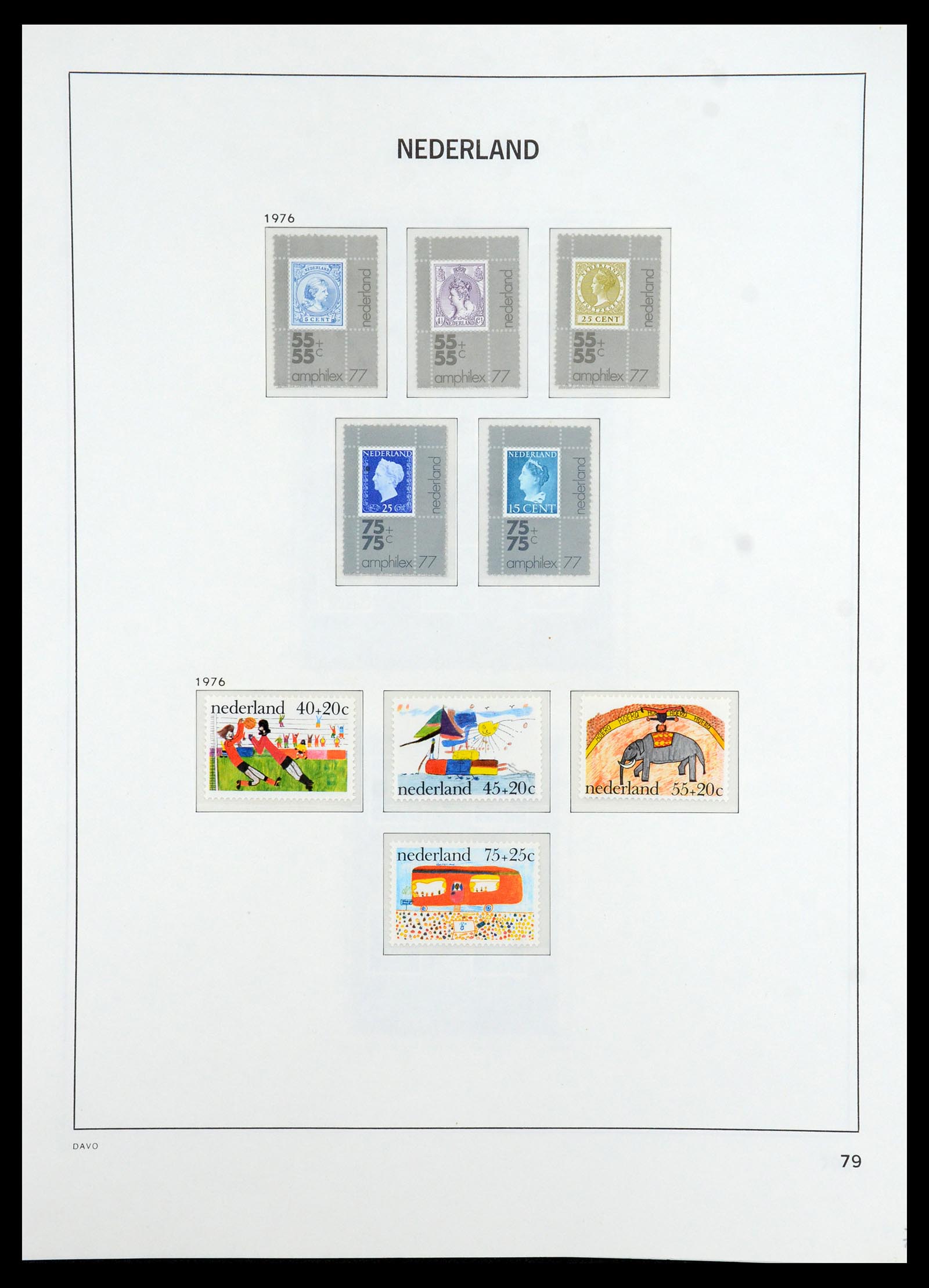 36395 080 - Postzegelverzameling 36395 Nederland 1869-1984.