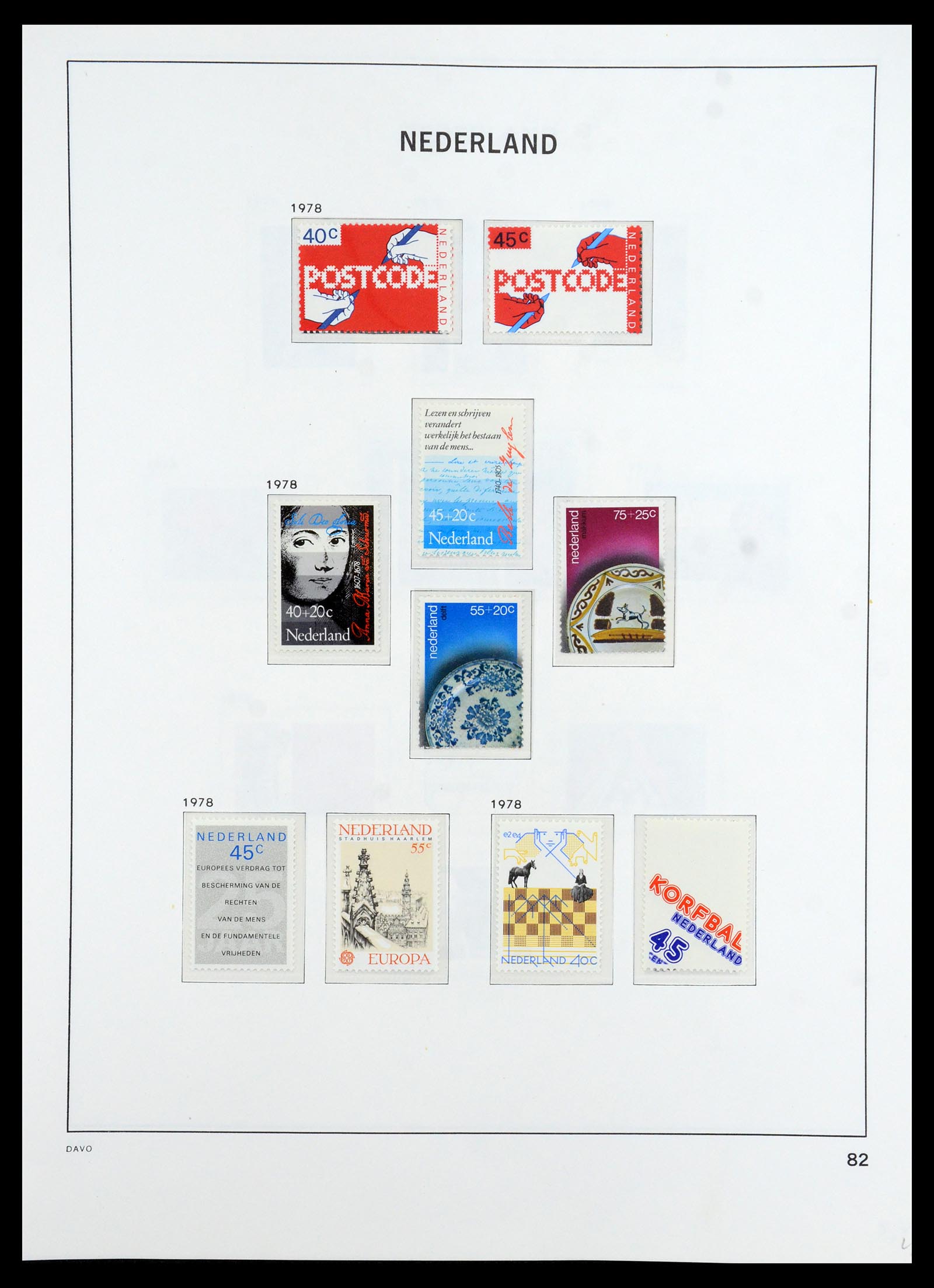 36395 084 - Postzegelverzameling 36395 Nederland 1869-1984.