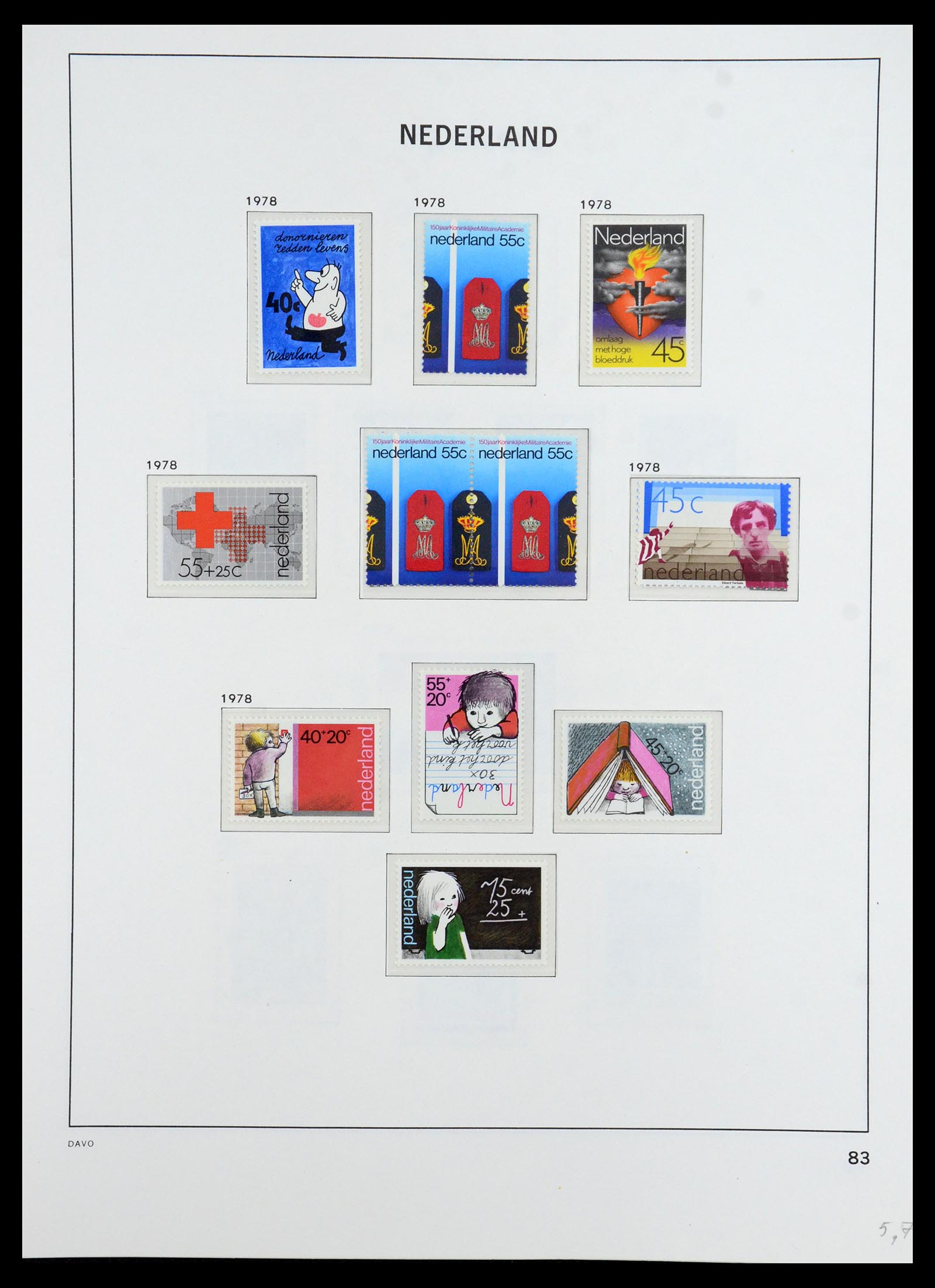 36395 085 - Postzegelverzameling 36395 Nederland 1869-1984.