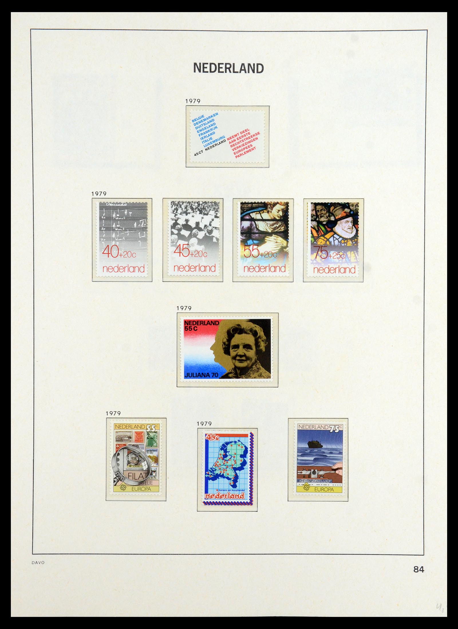 36395 086 - Postzegelverzameling 36395 Nederland 1869-1984.