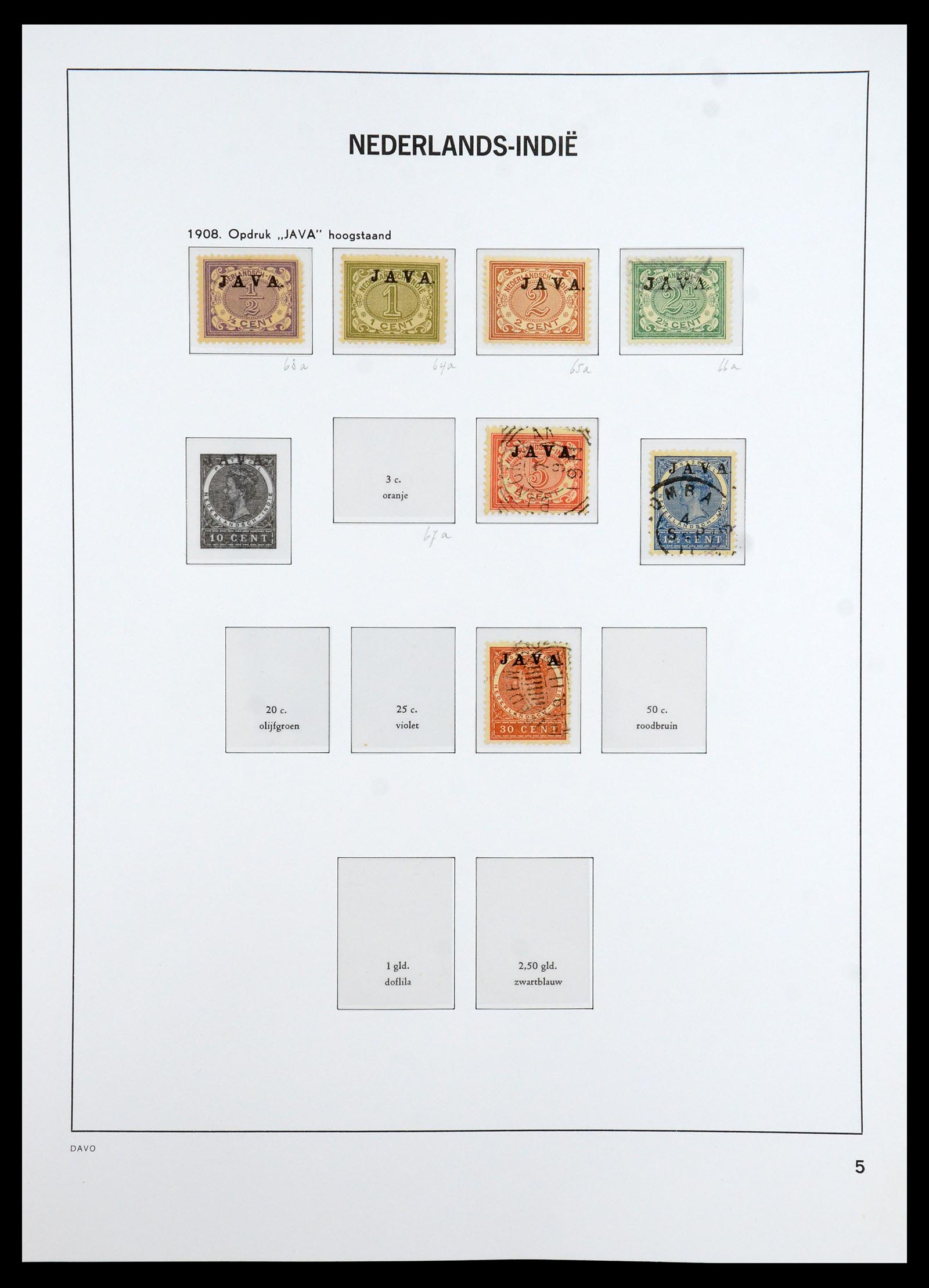 36398 005 - Stamp collection 36398 Dutch territories 1864-1975.