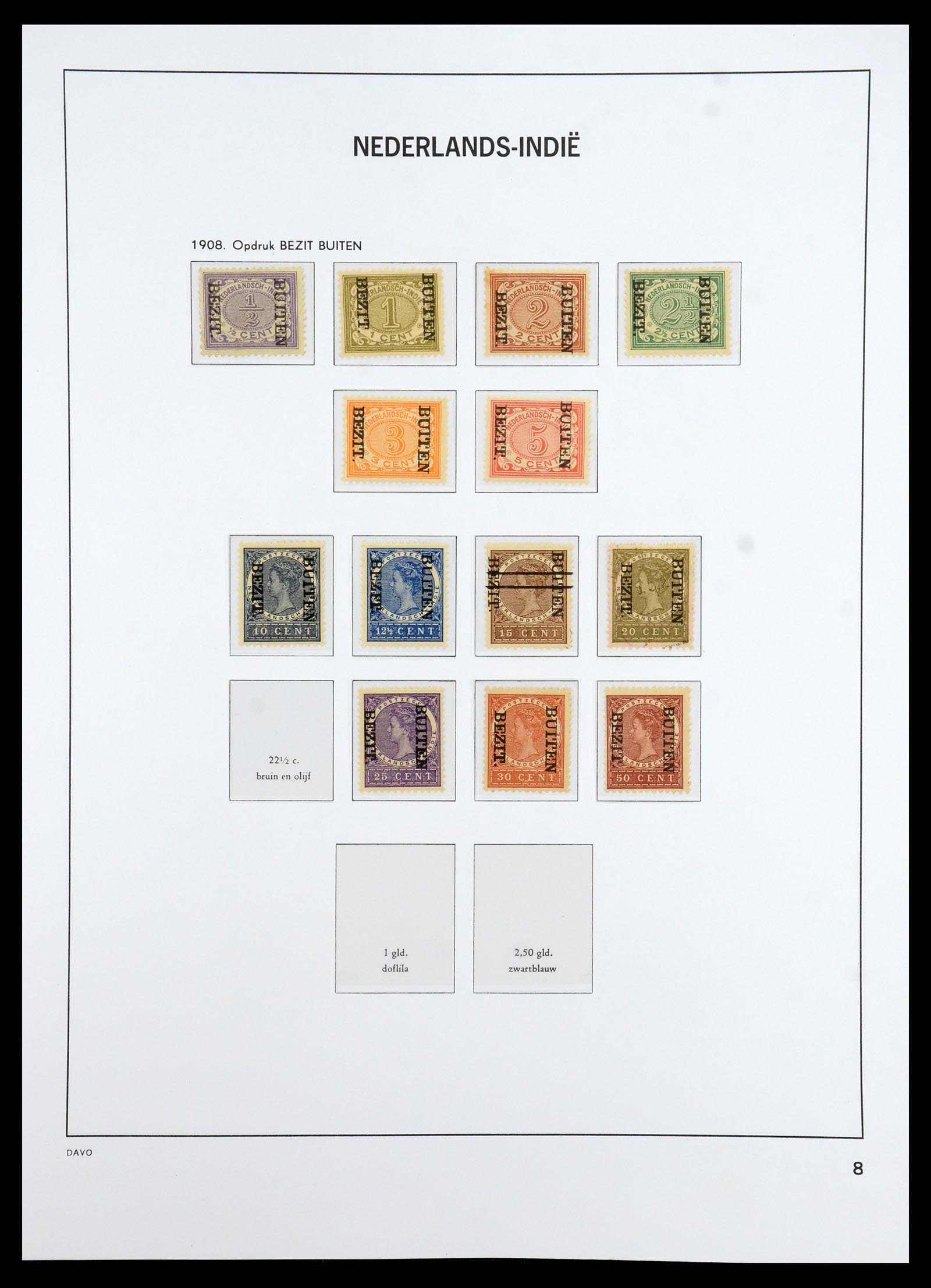 36398 008 - Stamp collection 36398 Dutch territories 1864-1975.