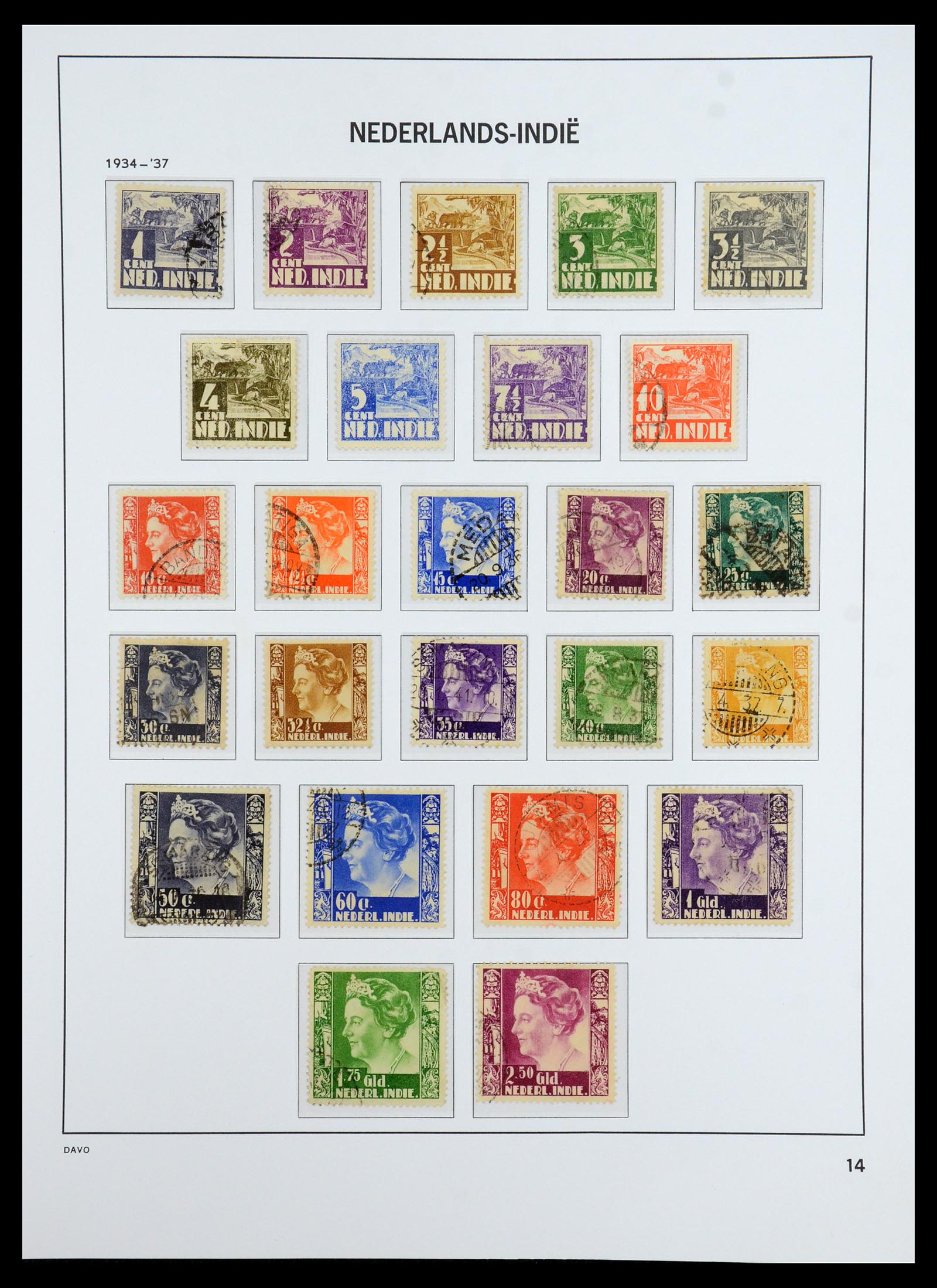 36398 014 - Stamp collection 36398 Dutch territories 1864-1975.