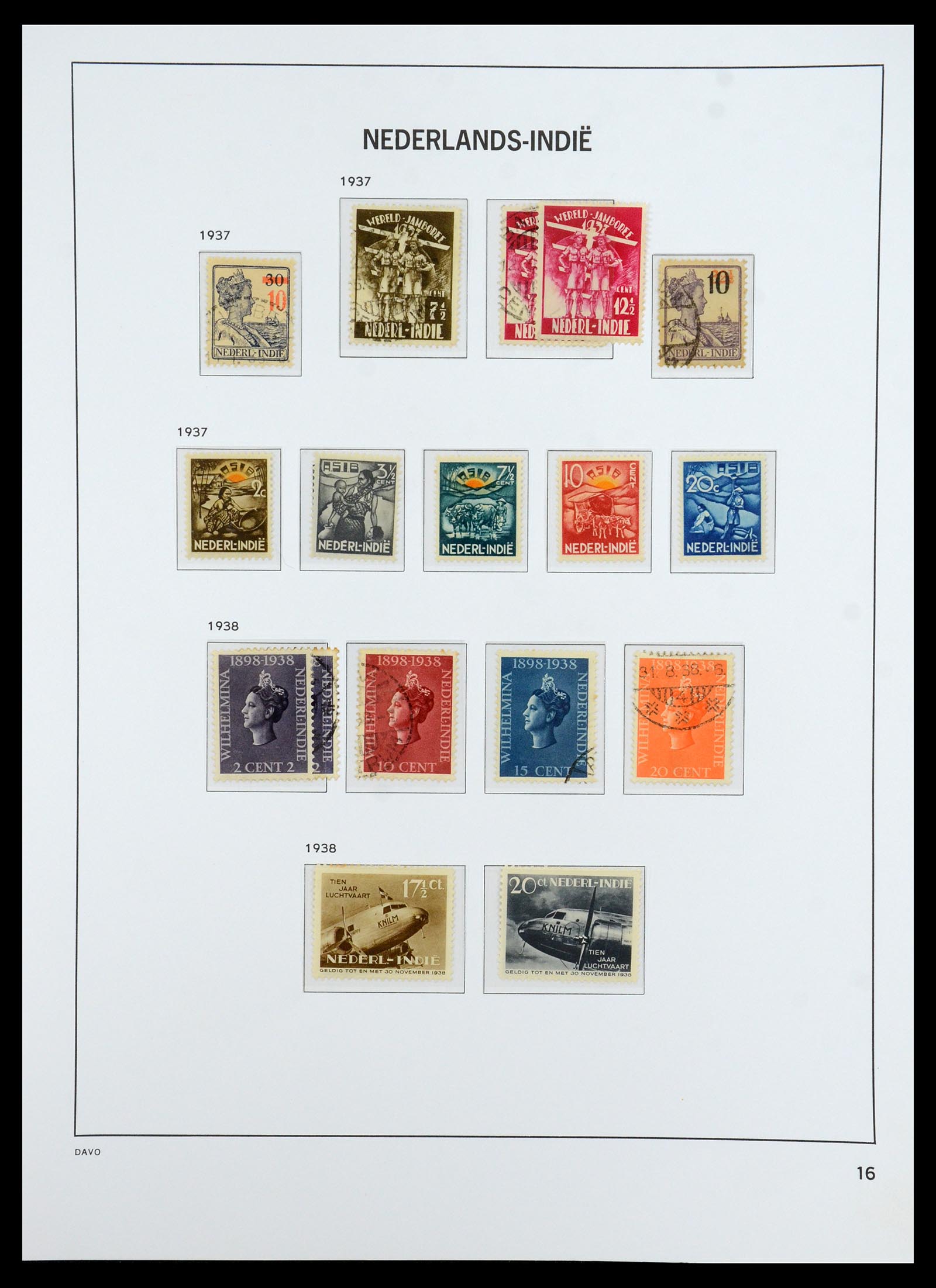 36398 016 - Stamp collection 36398 Dutch territories 1864-1975.