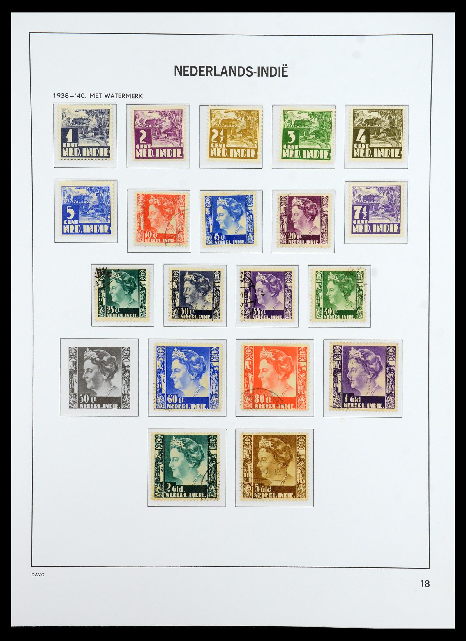 36398 018 - Stamp collection 36398 Dutch territories 1864-1975.