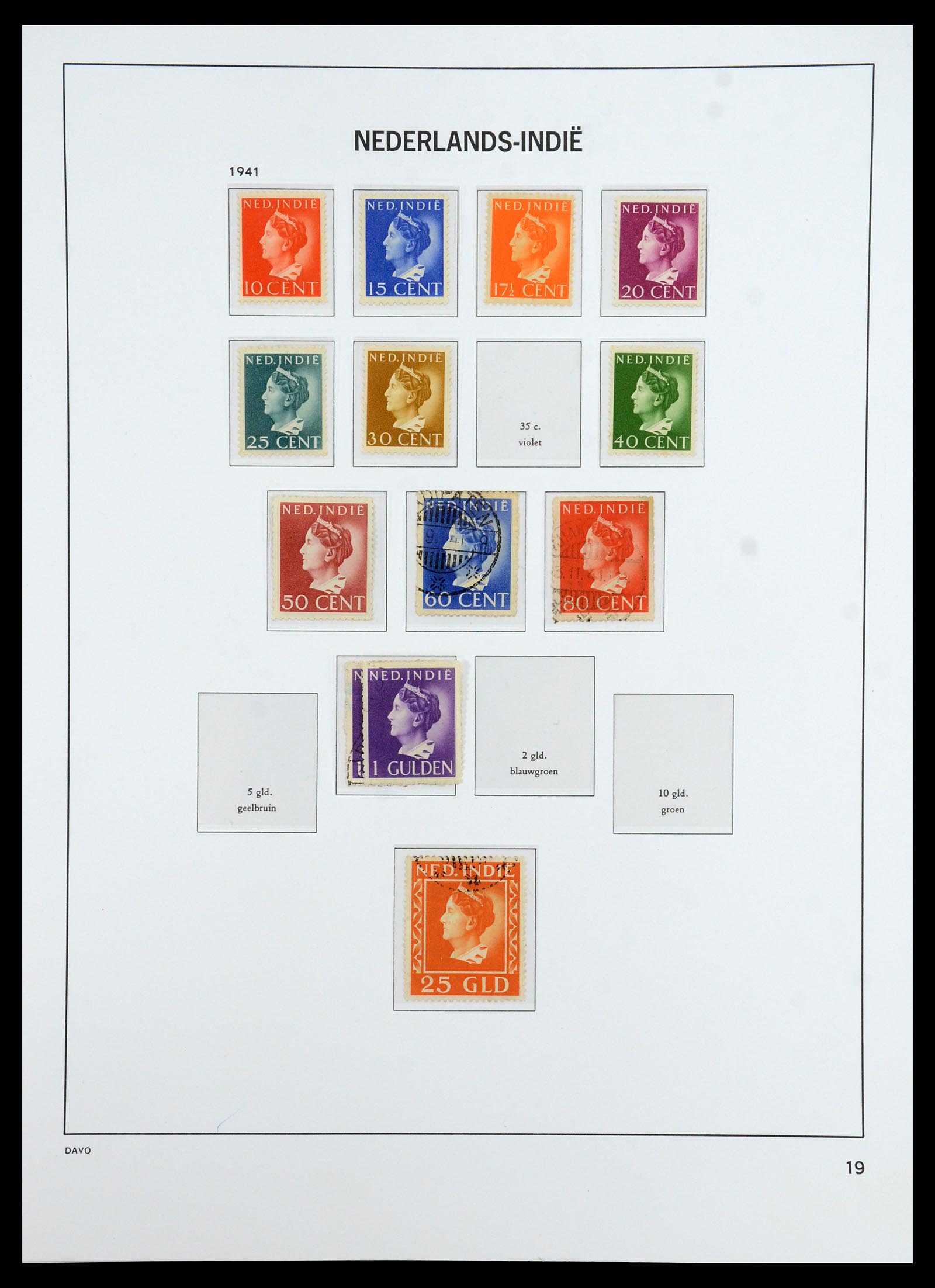 36398 019 - Stamp collection 36398 Dutch territories 1864-1975.