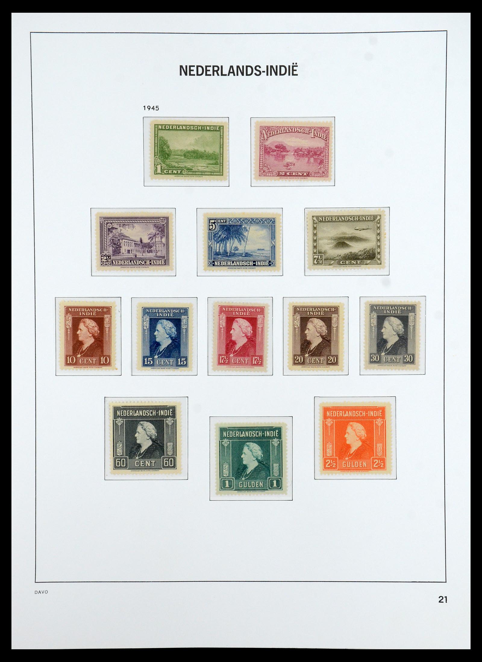 36398 021 - Stamp collection 36398 Dutch territories 1864-1975.