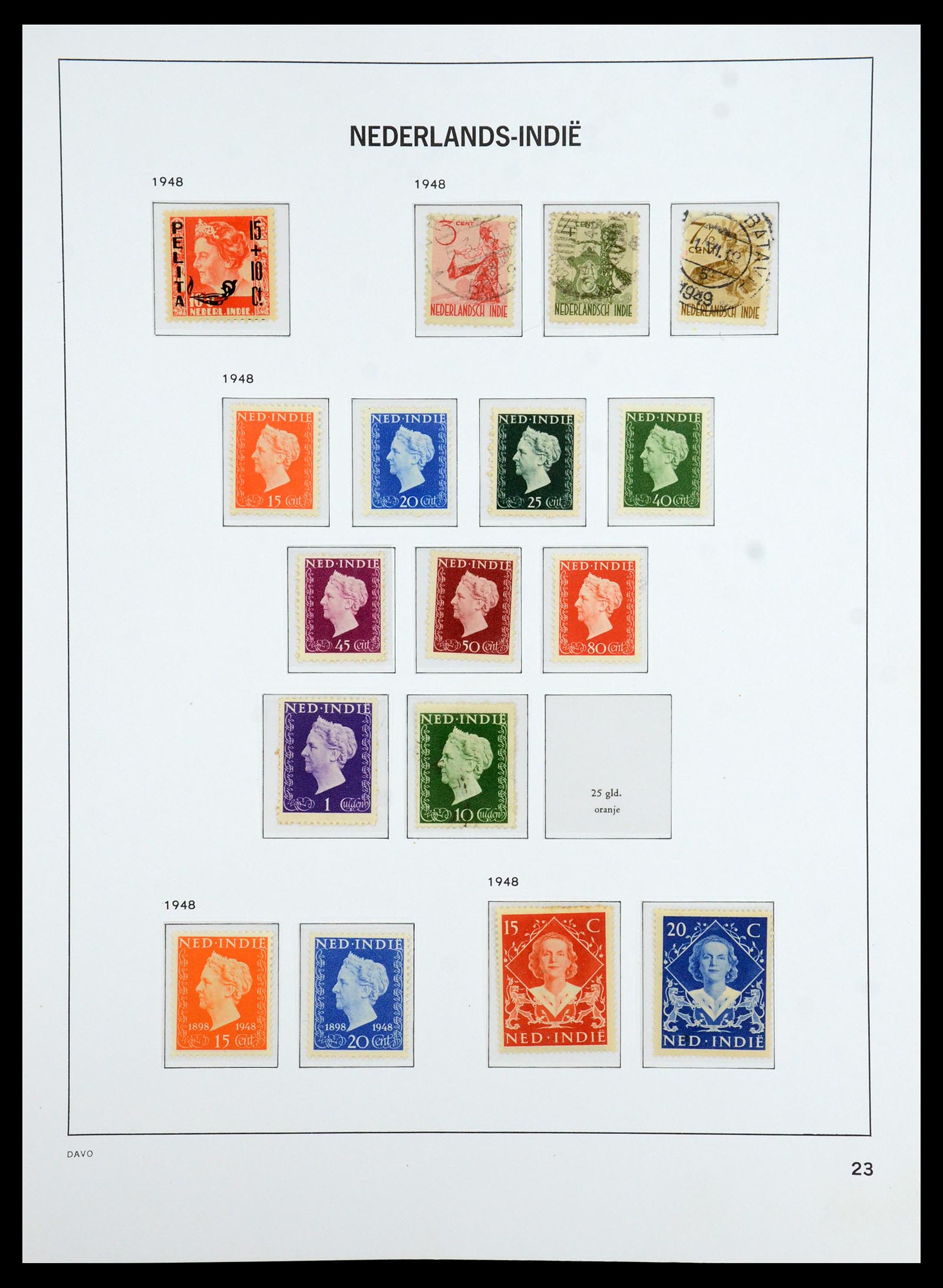 36398 022 - Stamp collection 36398 Dutch territories 1864-1975.