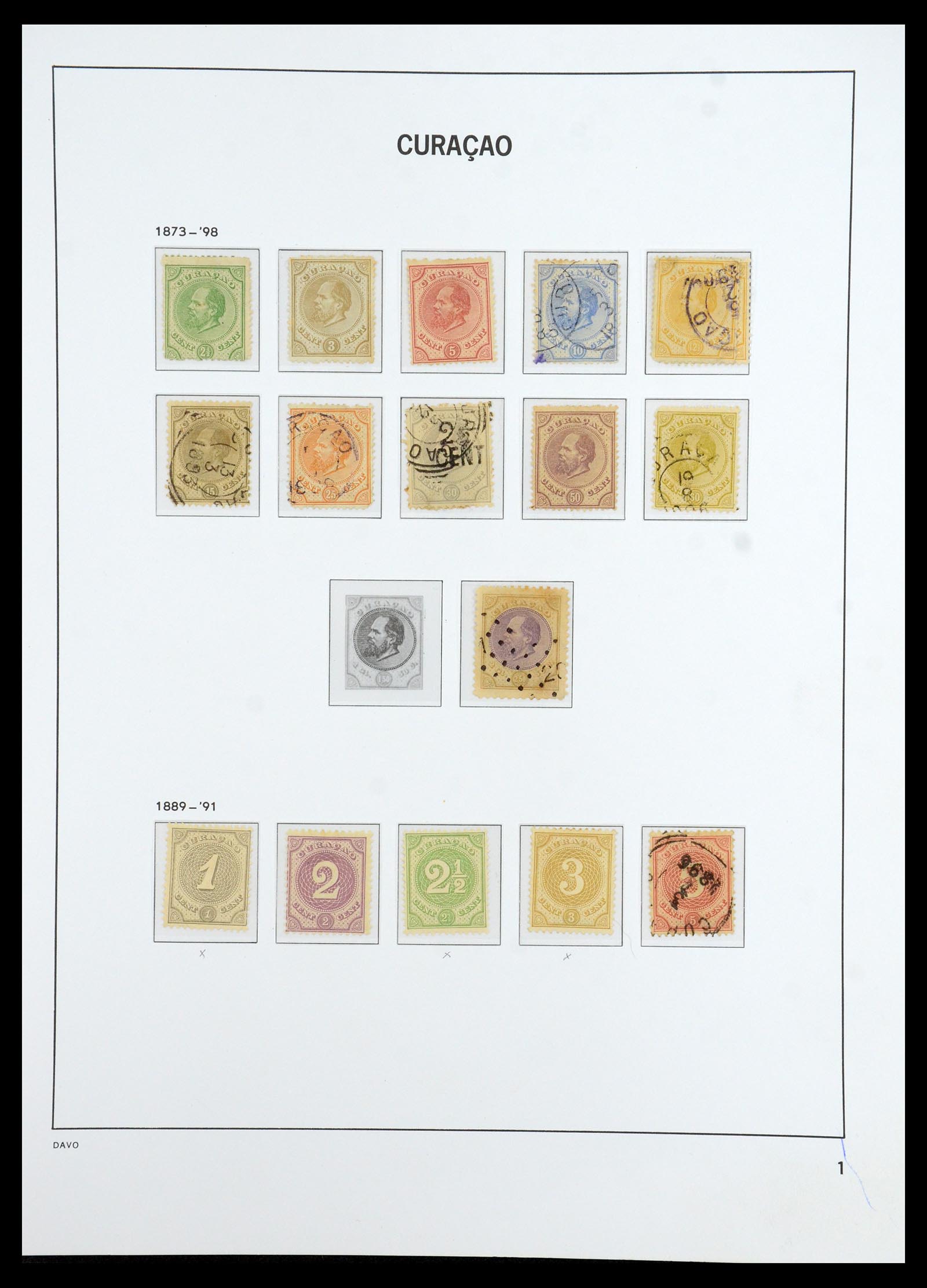 36398 040 - Stamp collection 36398 Dutch territories 1864-1975.