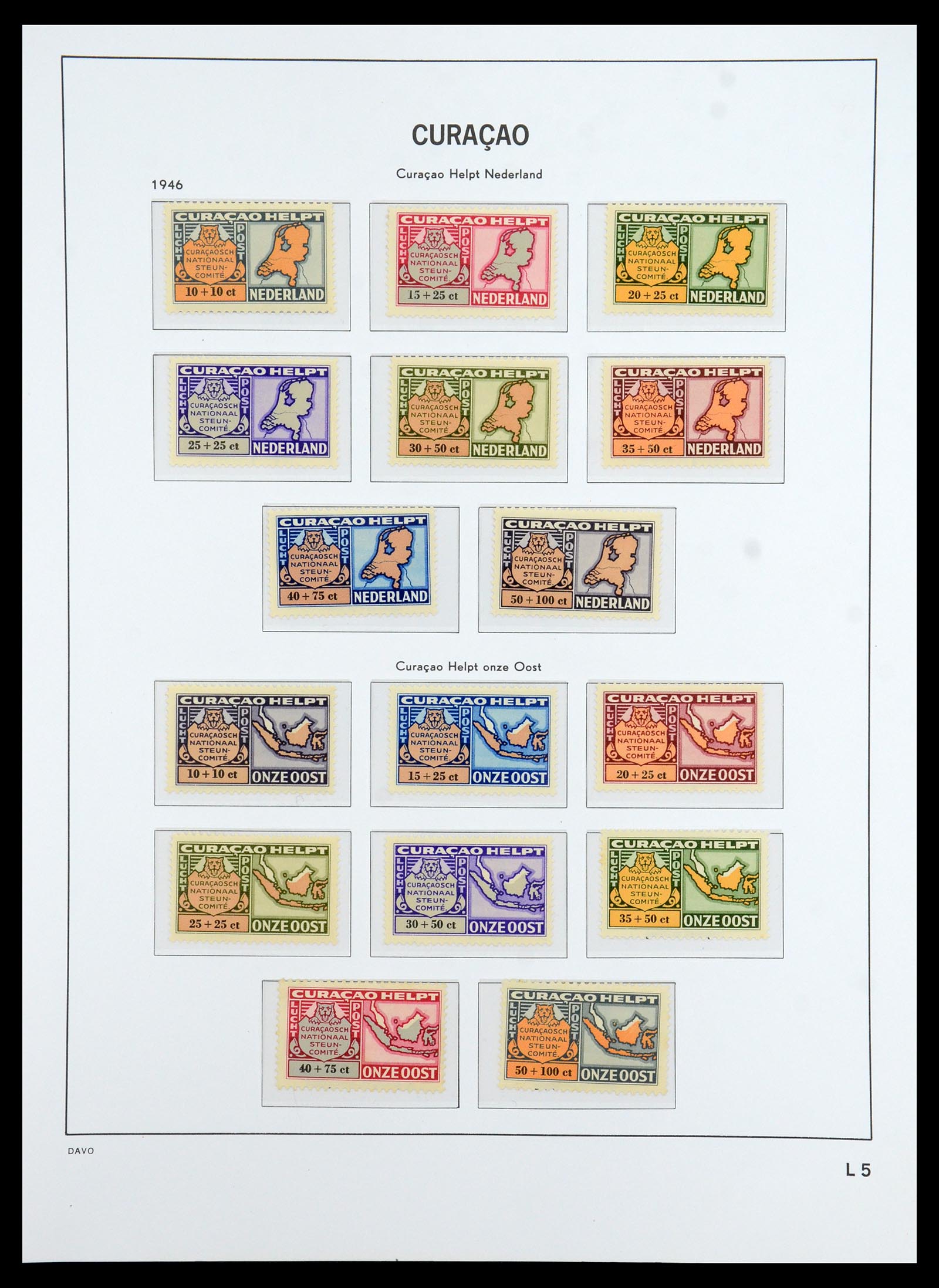 36398 057 - Stamp collection 36398 Dutch territories 1864-1975.